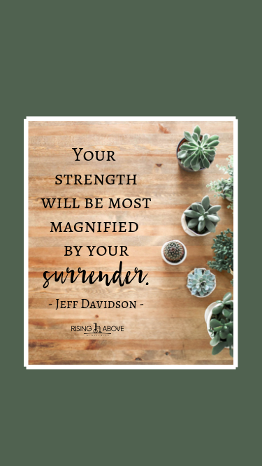 Magnified Strength Lock Screen - Option 2