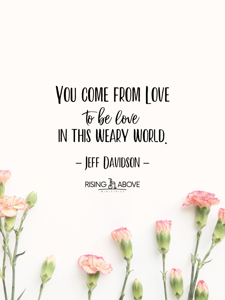 "You come from Love..." Lock Screen - Option 2