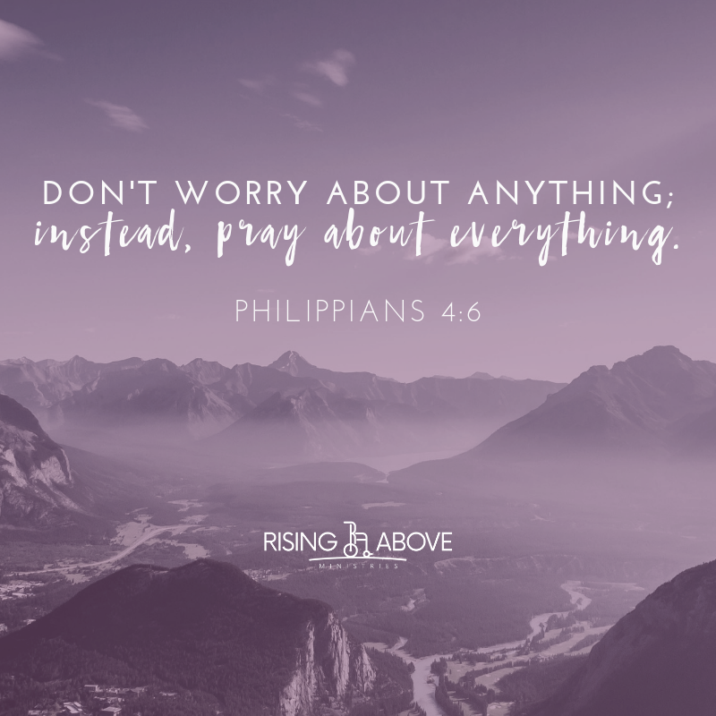 Let God know what's on your heart today!
