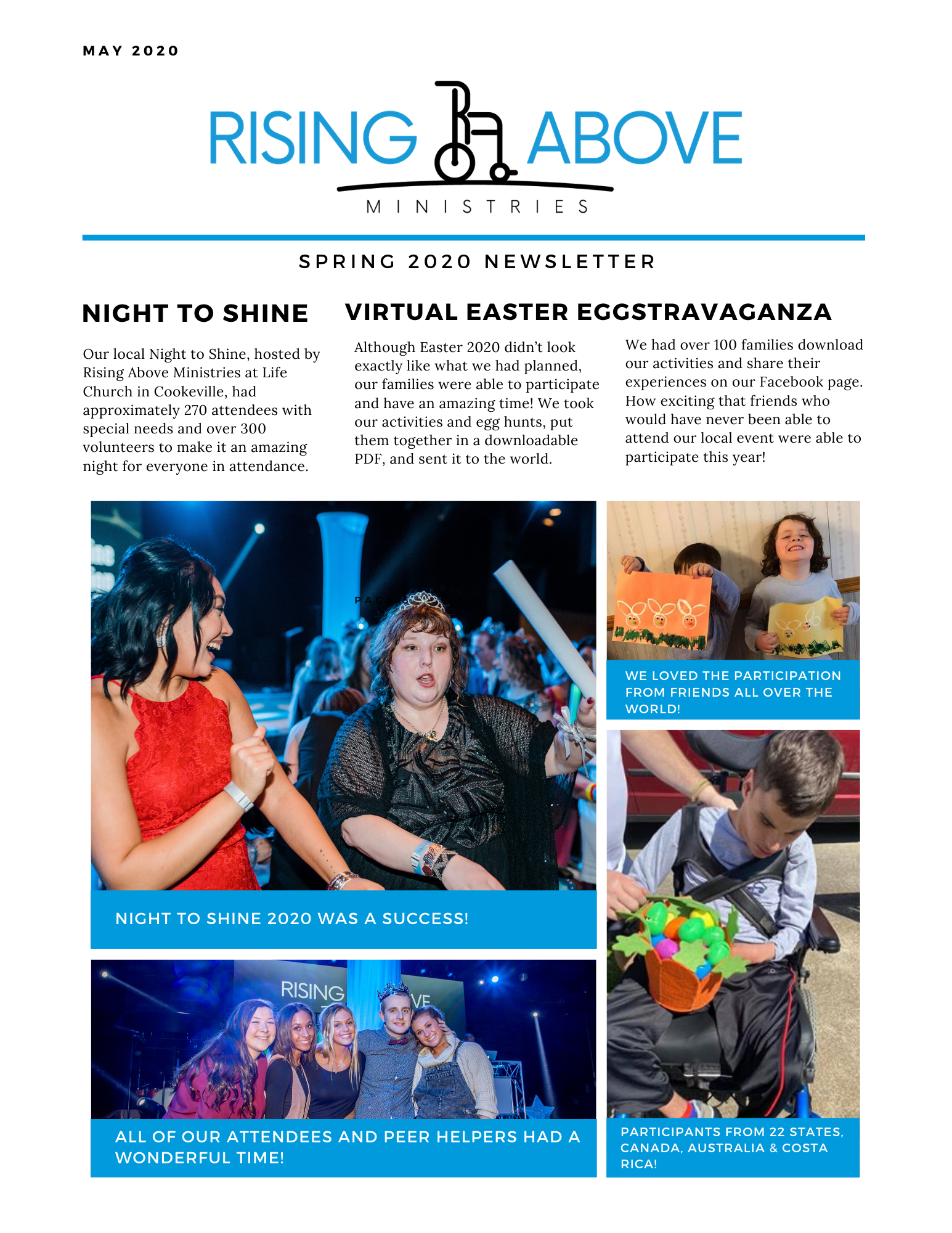 Spring 2020 Newsletter: God Is MOVING!!