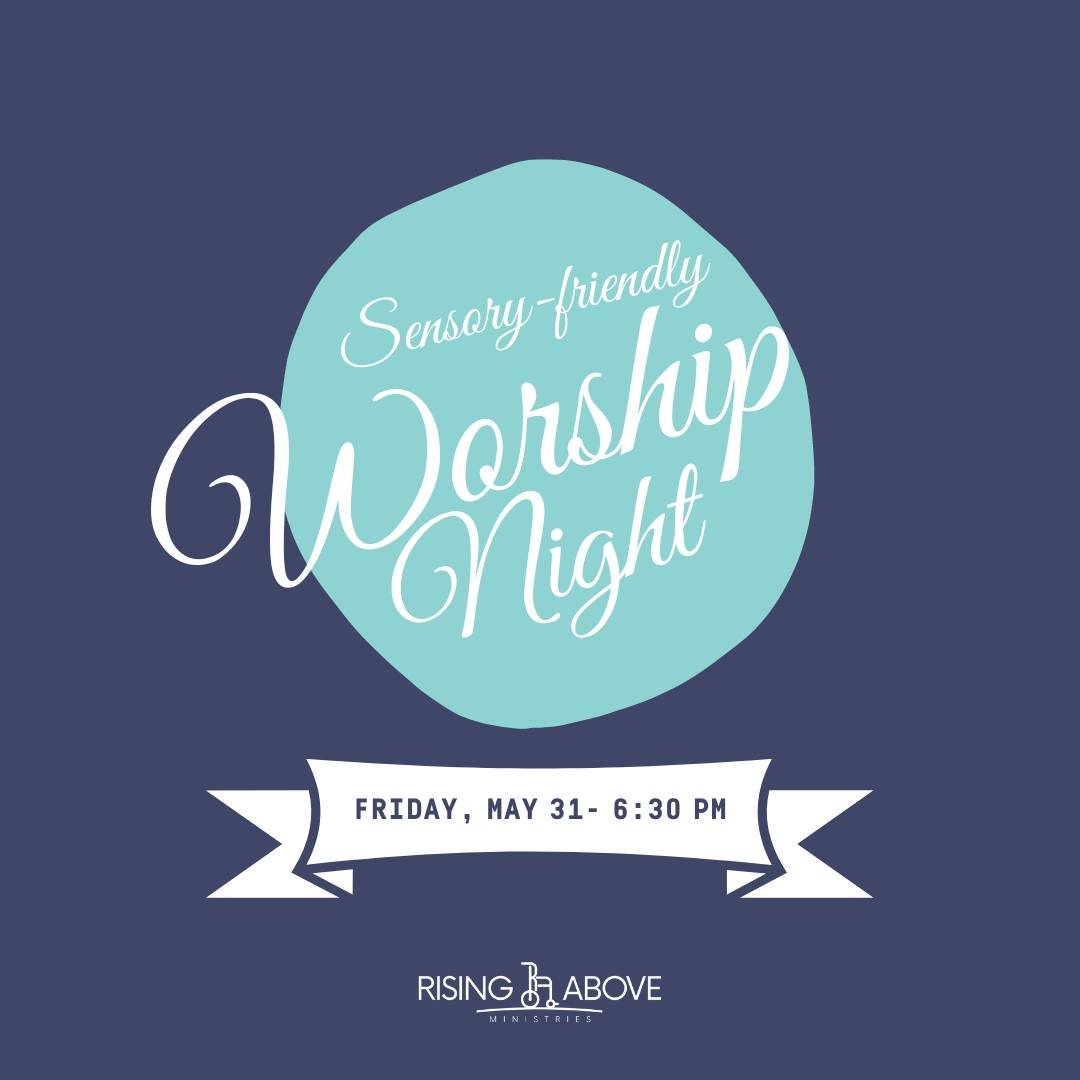 Save the date for our next Sensory-Friendly Worship Night at Cookeville Church of the Nazarene! 💙