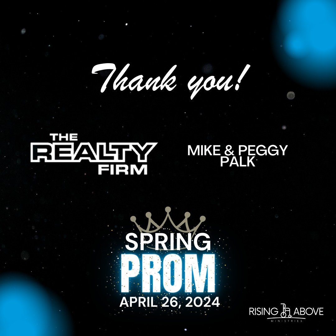 Thanks you to The Realty Firm and Mike &amp; Peggy Palk for your support of Spring Prom this year! We appreciate your love for families impacted by disability in the Upper Cumberland!
