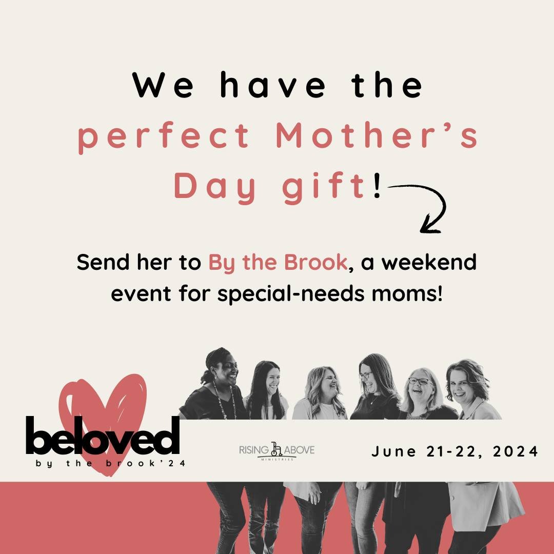 Hey dads, 

Mother's Day is coming up and it's so hard to find that perfect gift. 🎁

BUT...we can help! Send her to By the Brook for a time to connect with other moms who understand the challenges that come with her life. She will leave refreshed an