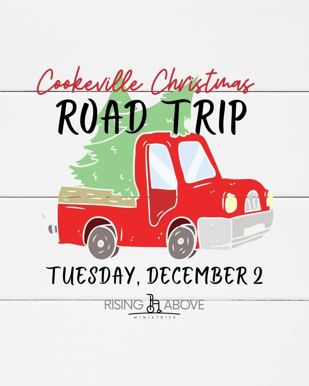 Local families, save the date for this fun &quot;road trip&quot; all around Cookeville! We can't wait!