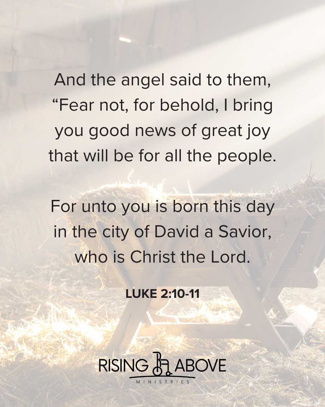 Good news of great joy. We pray your family has a wonderful time reflecting on this truth!🎄