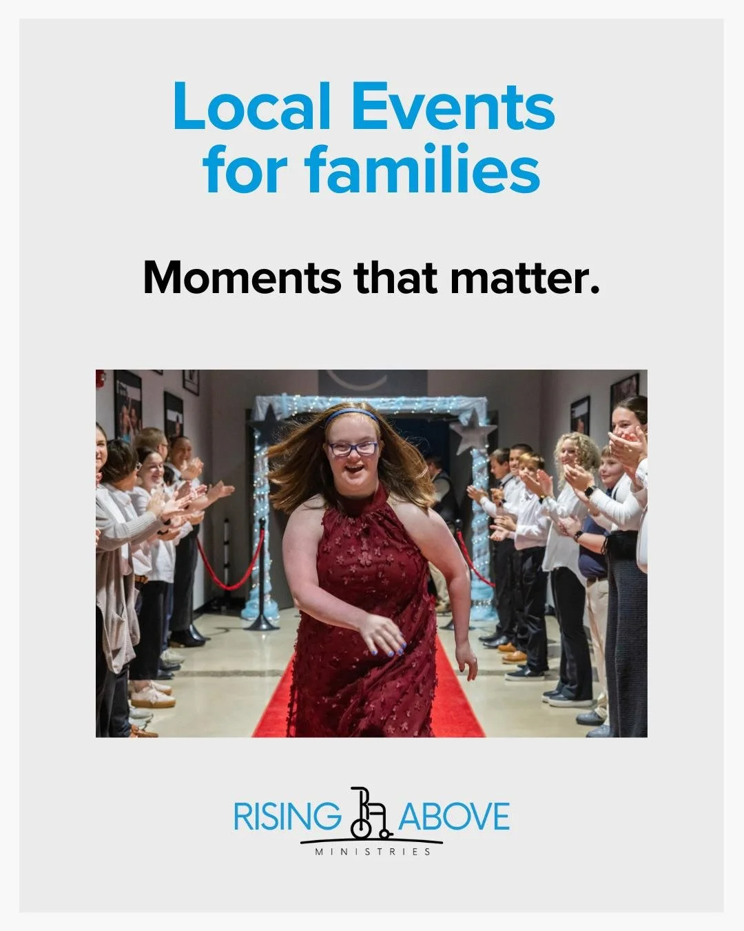 Your generosity is giving hope to families in the Upper Cumberland area.

Rising Above Ministries&rsquo; local family events create opportunities for connection, encouragement, and faith-building within the community. By removing barriers and providi