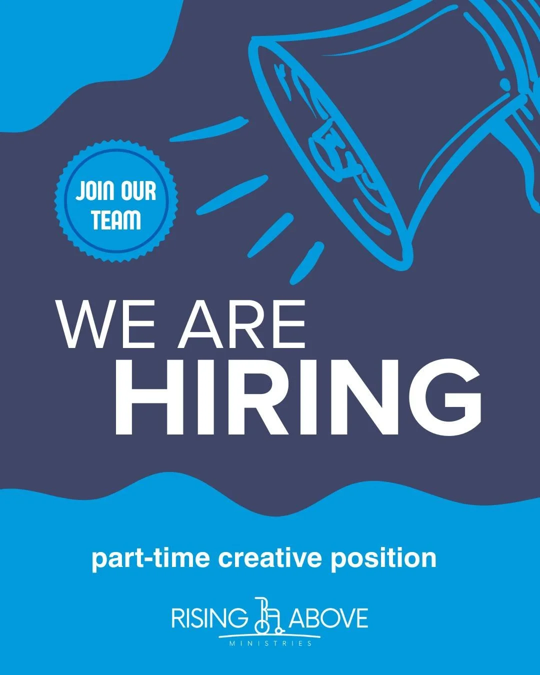 ✨ We&rsquo;re Hiring! ✨

Do you love creativity, storytelling, and meaningful work? Our nonprofit ministry serving special-needs families is looking for a creative, mission-minded individual to join our team. If you&rsquo;re passionate about using yo