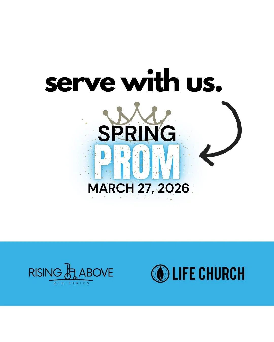 It's time to sign up to serve as a volunteer for our Spring Prom for individuals impacted by disabilities. Guaranteed blessings in store! 💙

Check out our volunteer opportunities (and sign up!) by clicking this link and finding the "Volunteer&q