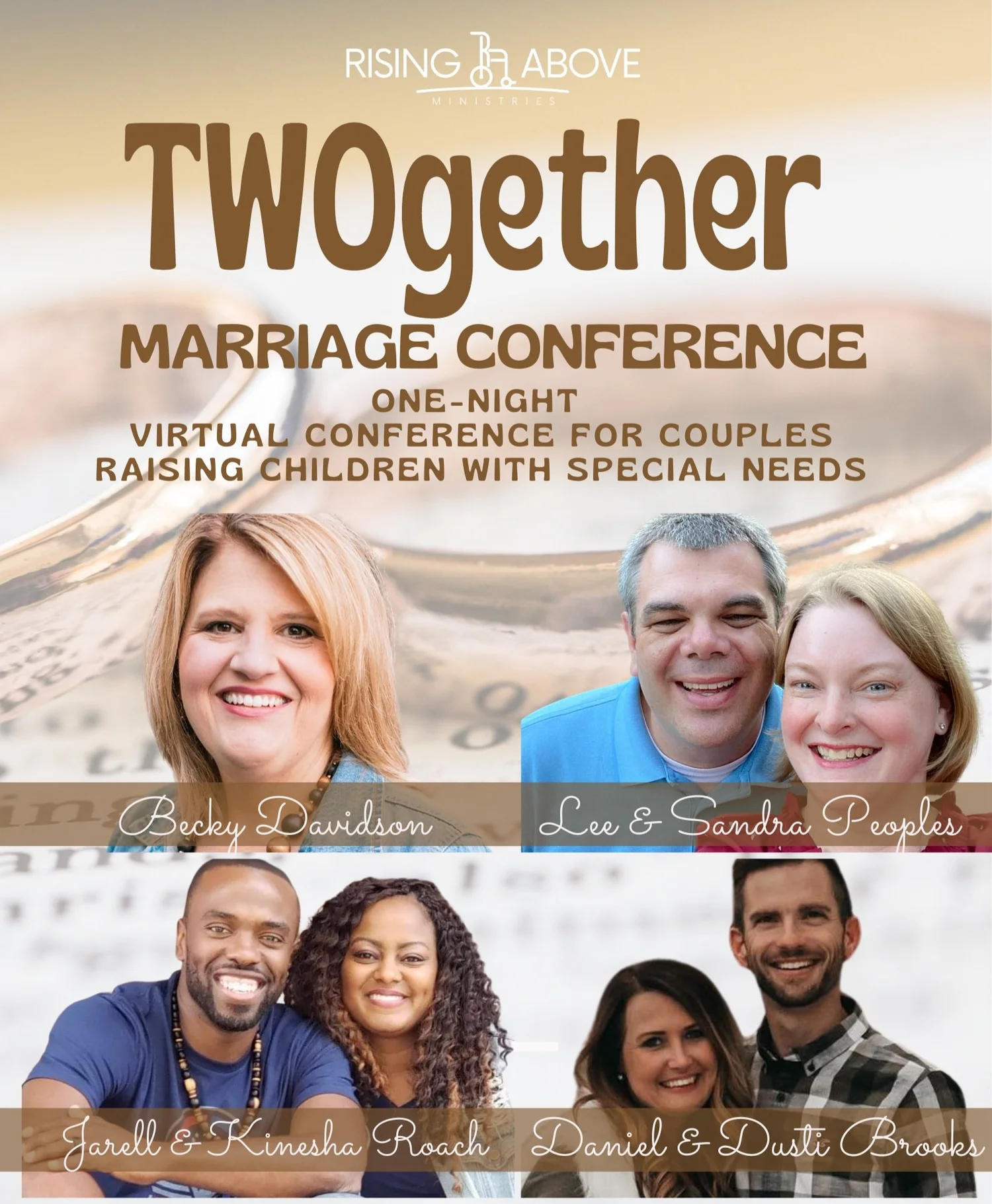 Twogether Marriage Retreats — Rising Above Ministries