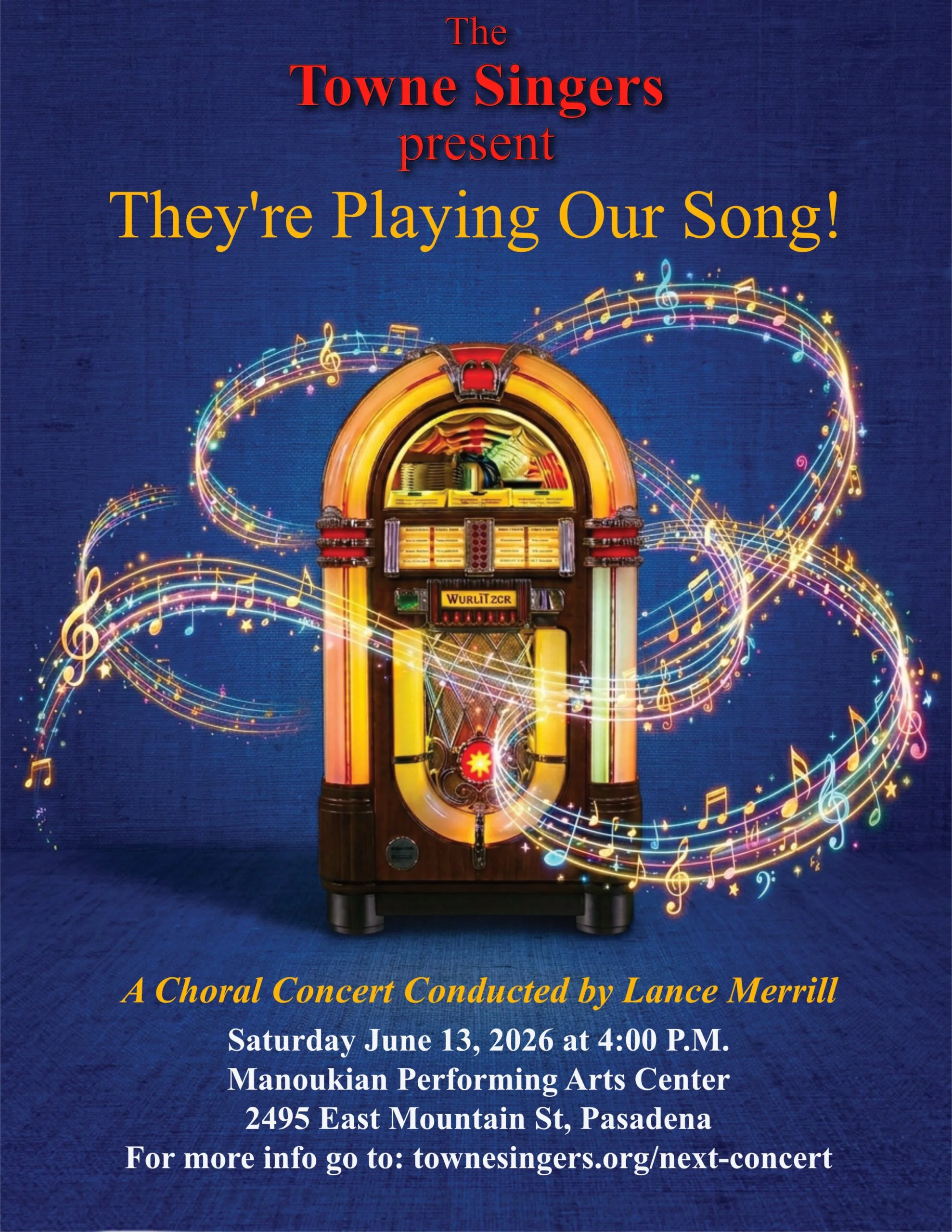 Towne Singers Presents: They're Playing Our Song
