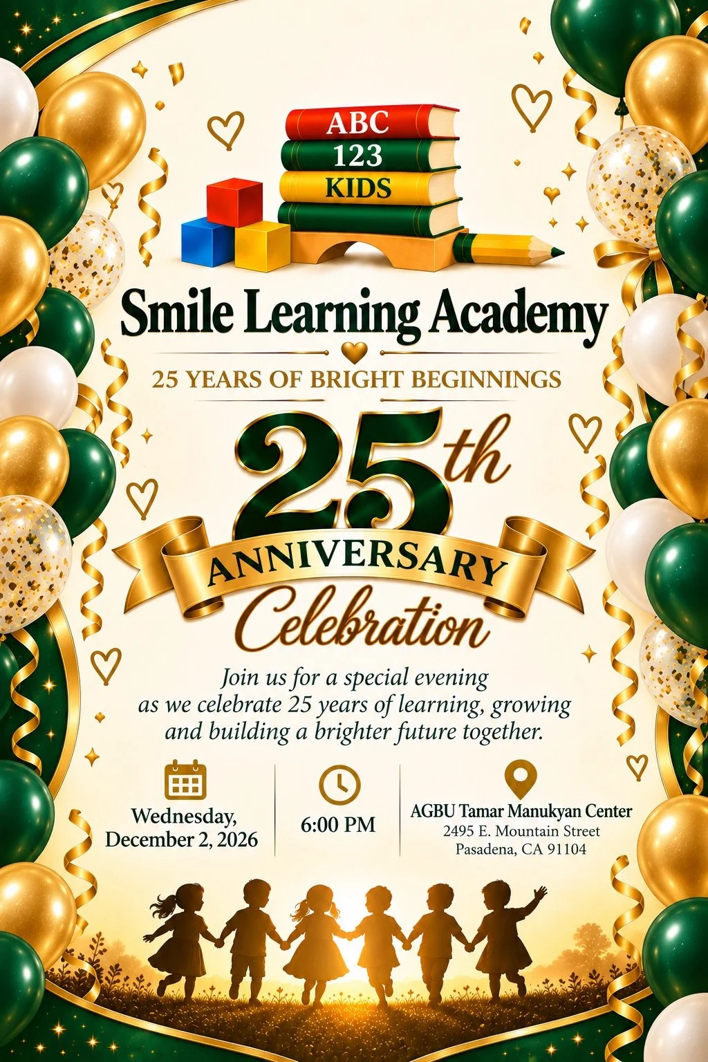 Smile Learning Academy 25th Anniversary