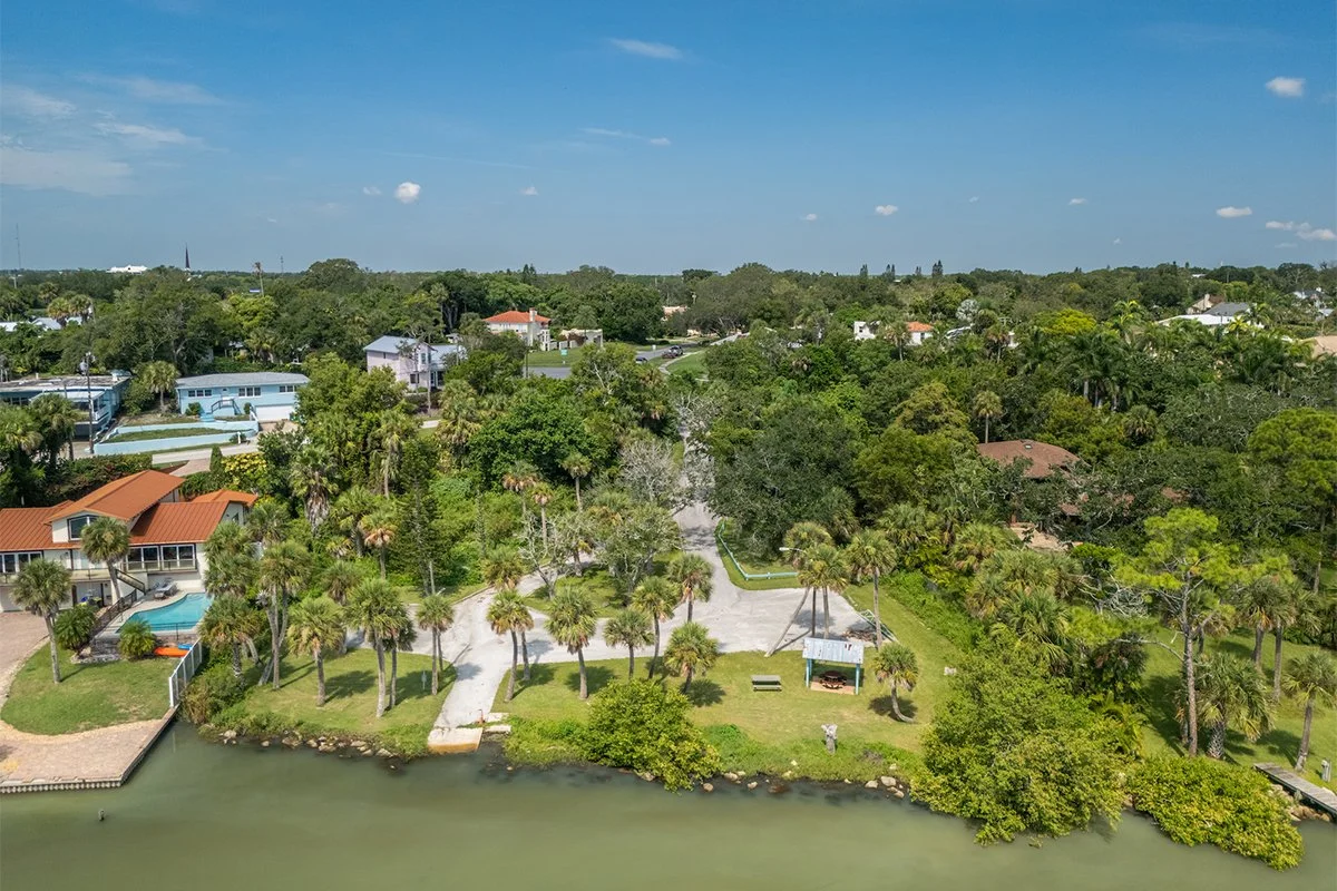 Drone photo of Carleton Terrace neighborhood in Cocoa
