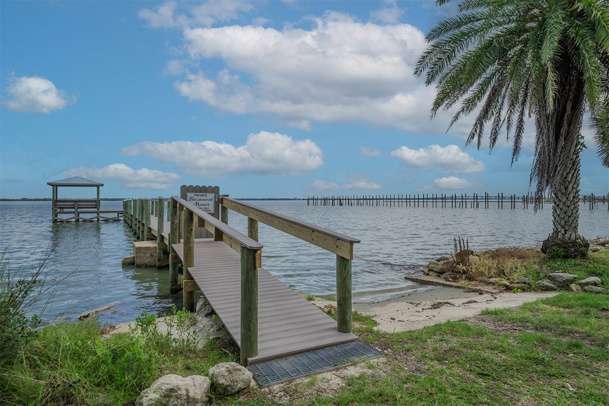 Aerial view of Briarwood Manor neighborhood in Cocoa, FL