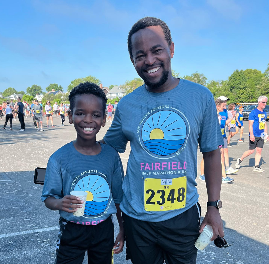 Father and son at Fairfield Road Race 2022!