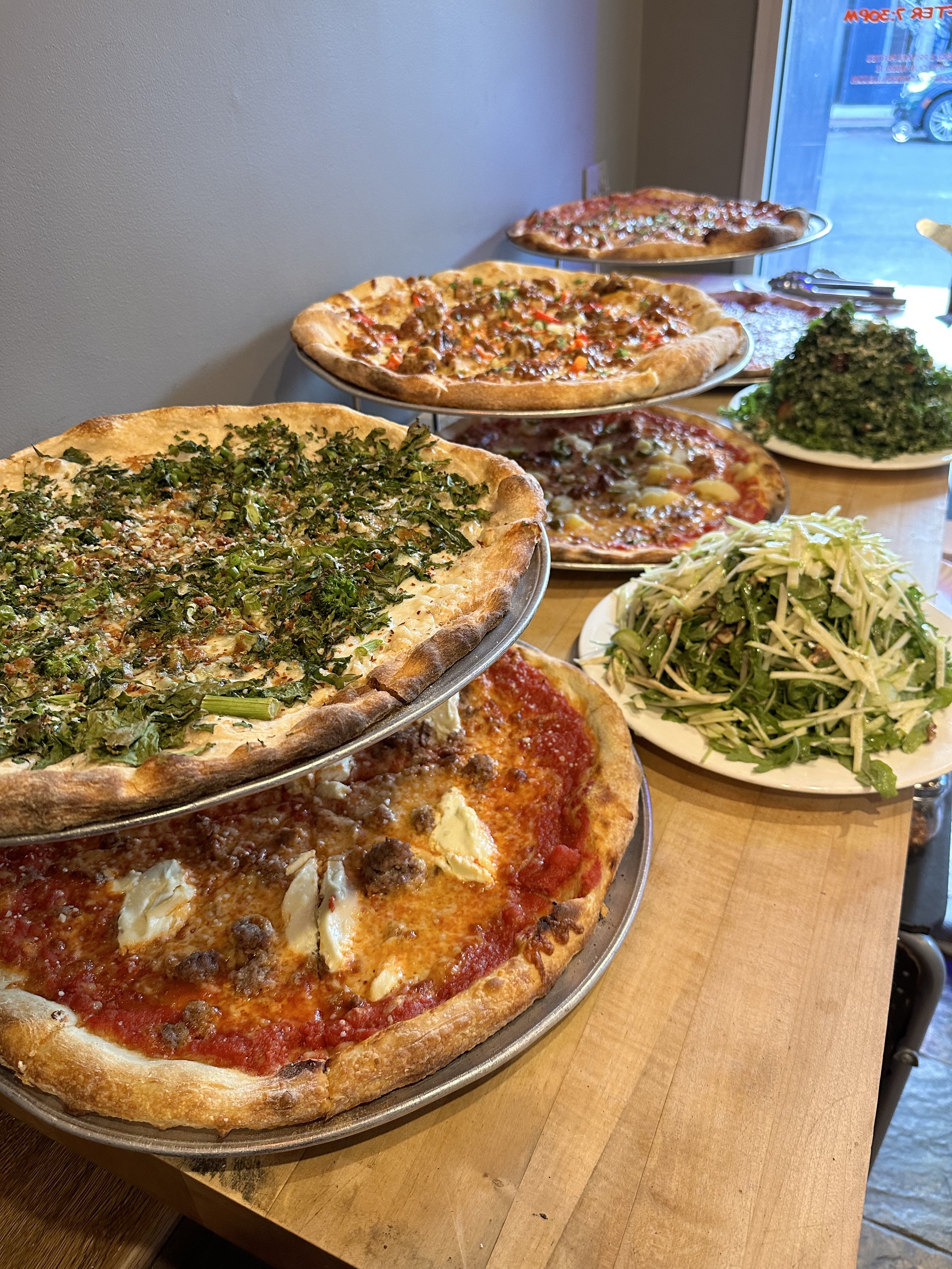 Pizza Buffet with Salads
