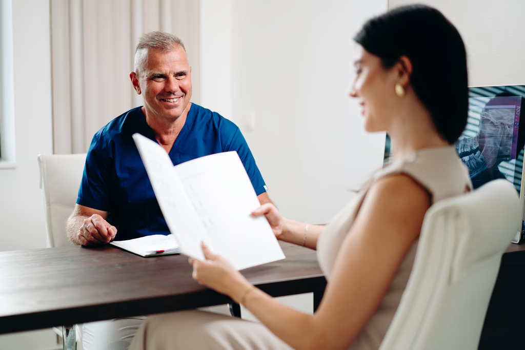 Patientin bei Imperial Dental