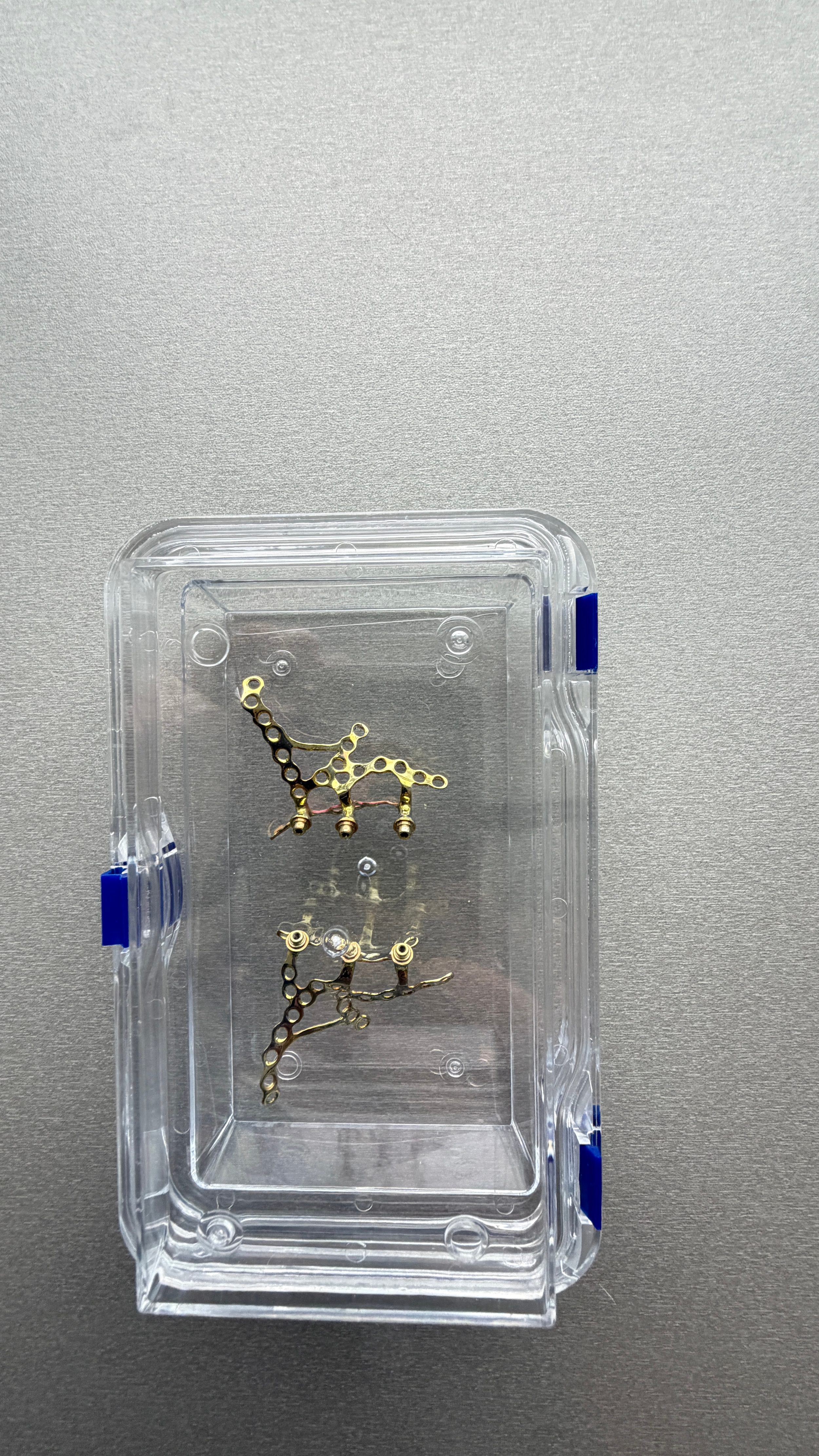 Präzise 3D-Gitterstruktur eines subperiostalen Zahnimplantats