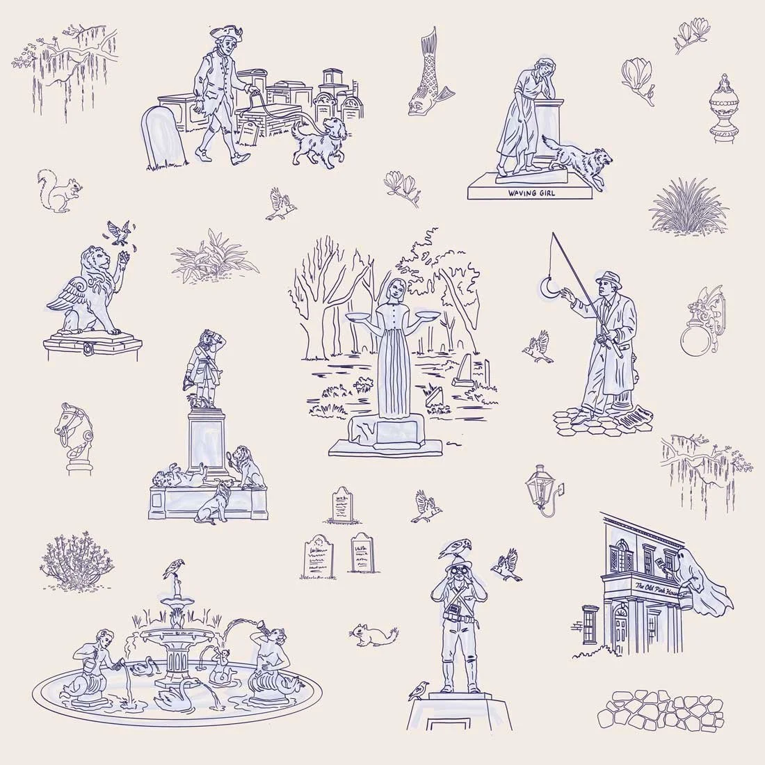 Savannah After Hours Illustration System