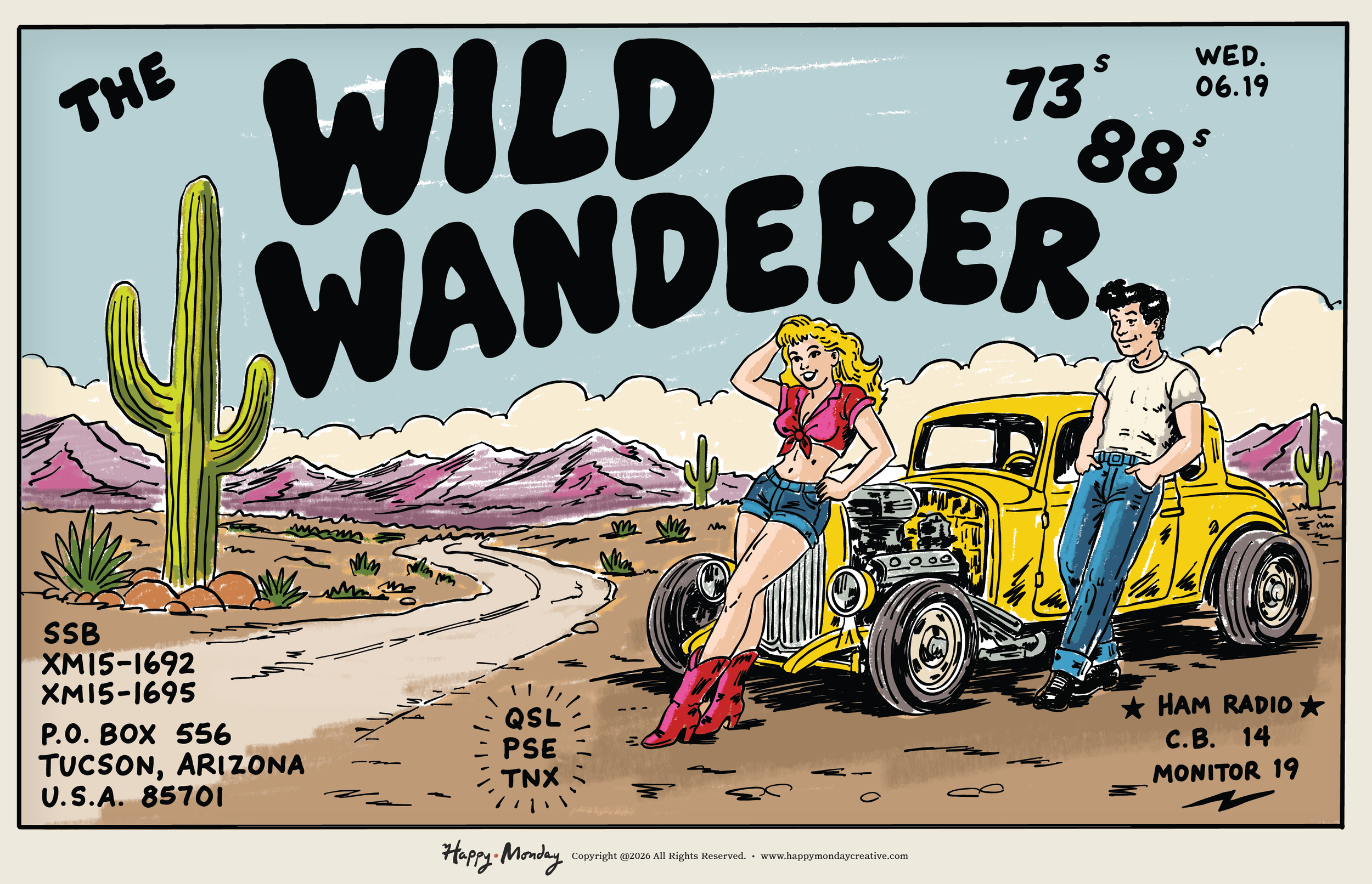 The Art of Vintage QSL Cards: Creating an Original Illustrated Series