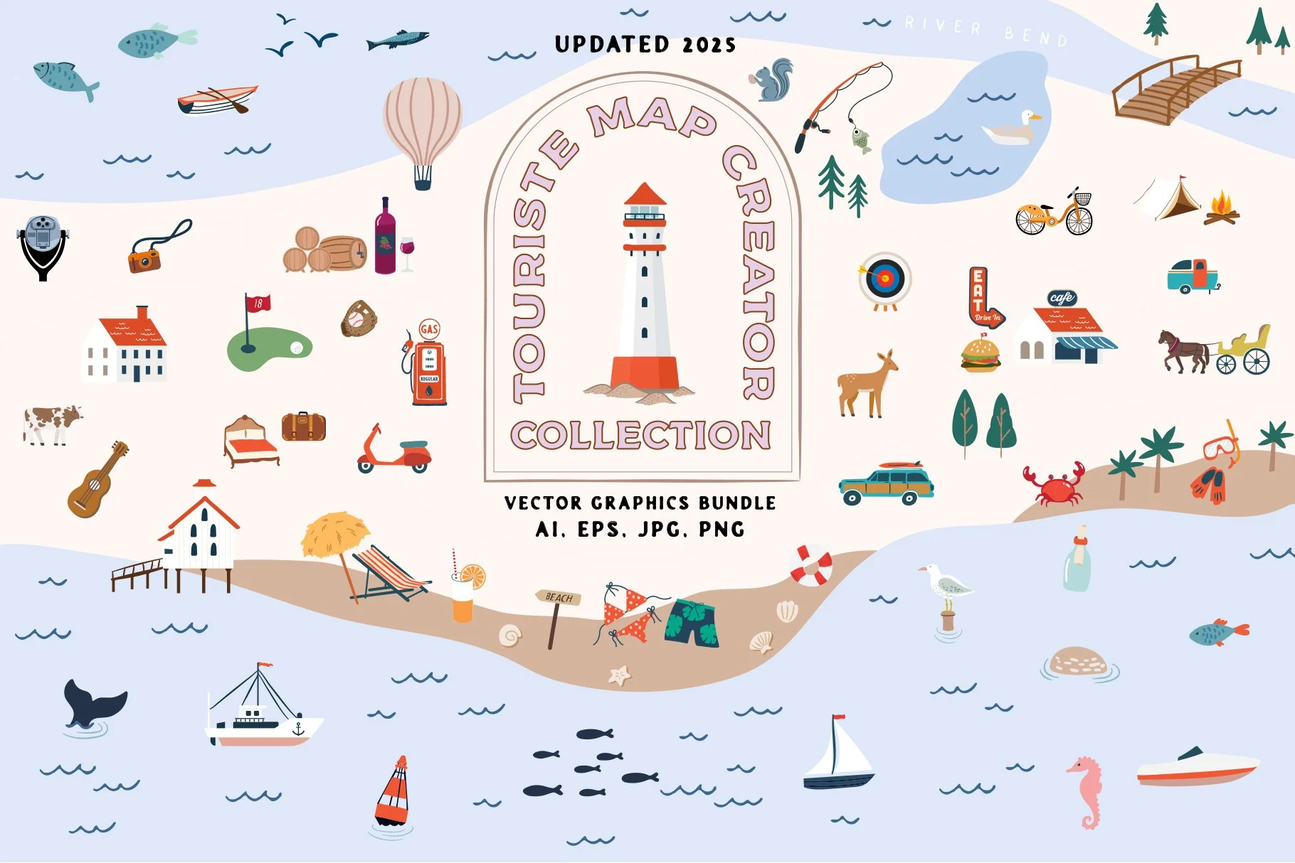 Custom Map Illustrations Without Starting From Scratch: The Scenery &amp; Story Kit