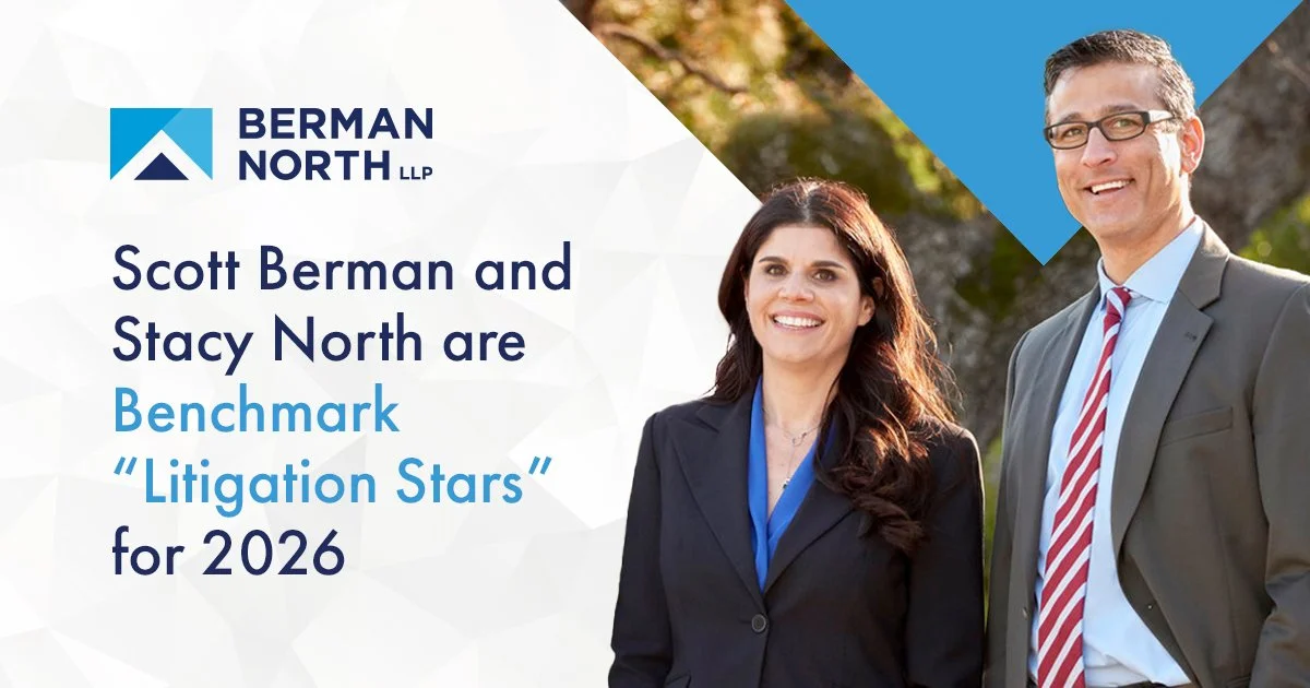 Scott Berman and Stacy North are Benchmark “Litigation Stars” for 2026