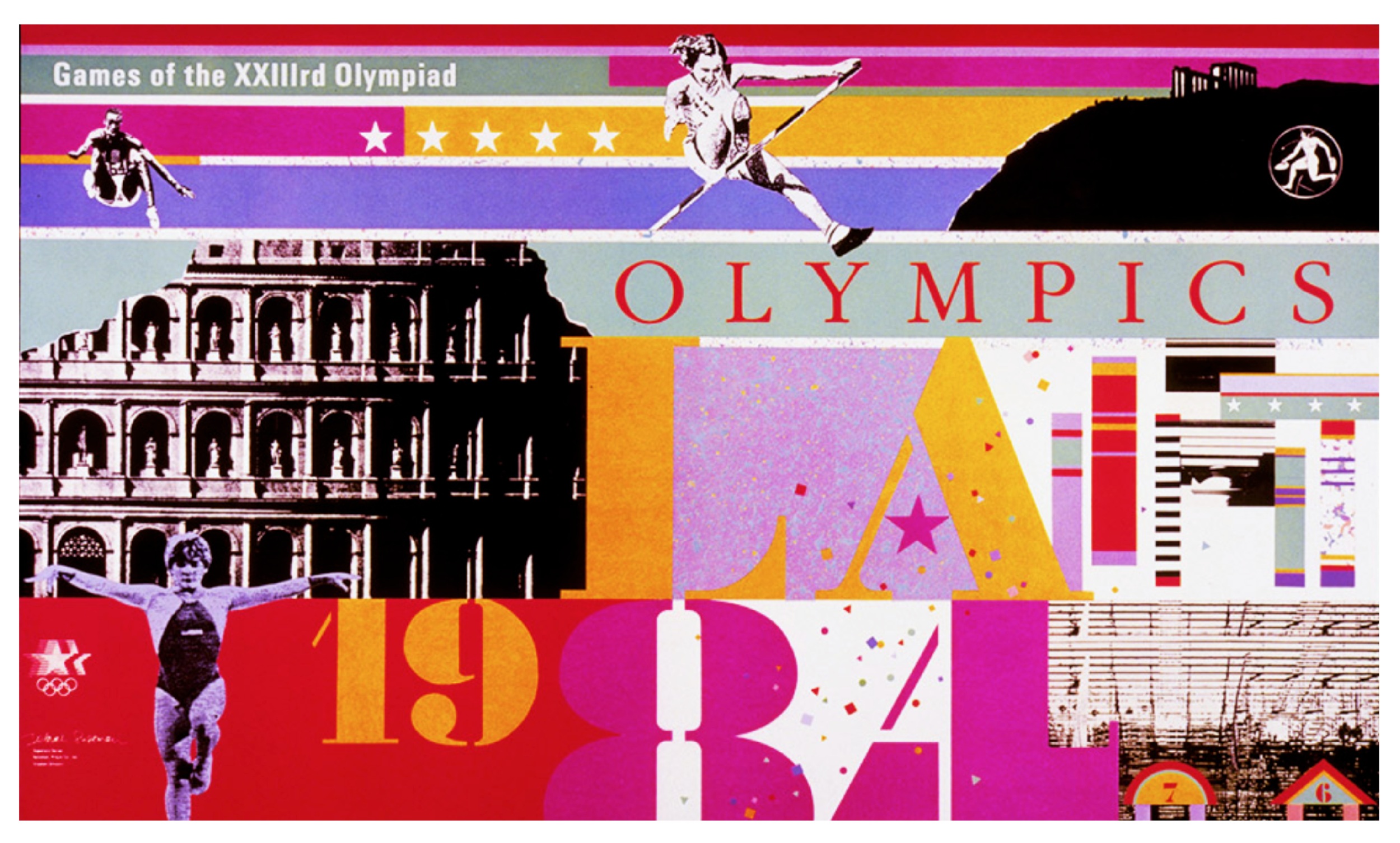 1984 olympics imagery