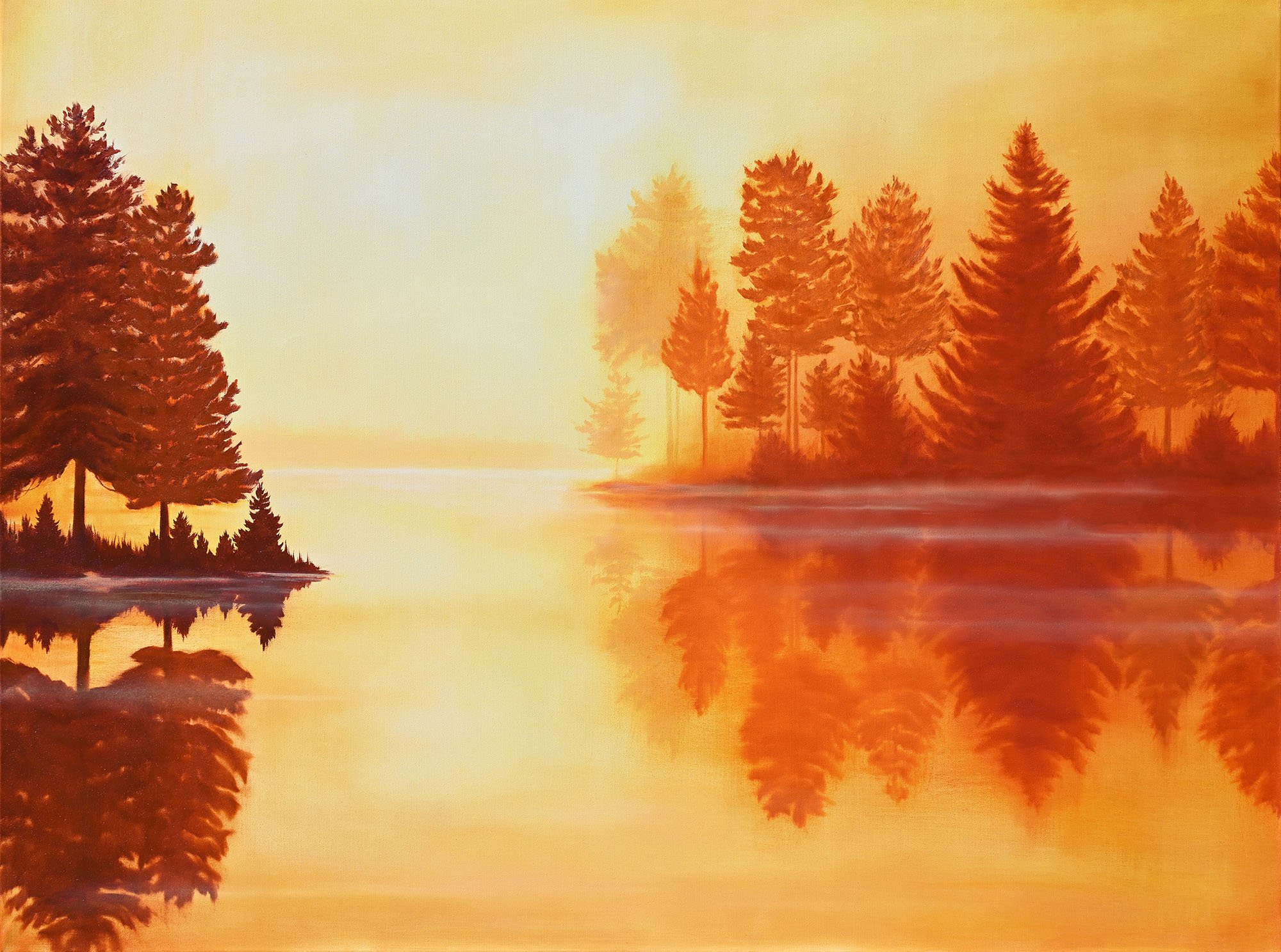 Warm Sun 36 x 48"