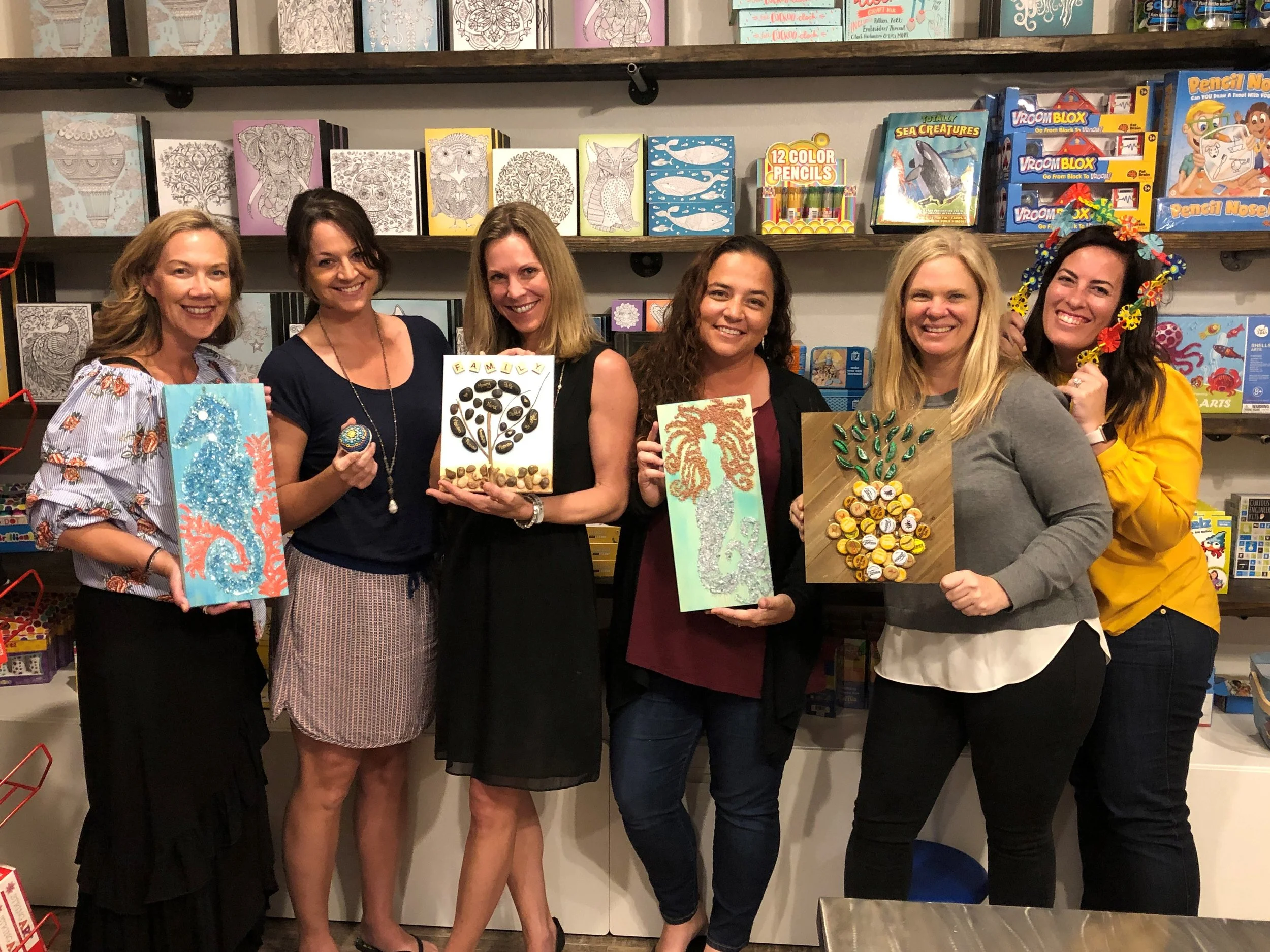You’re welcome to bring your own snacks, appetizers & beverages for your Ladies’ Night Out here in our Studio. Come and spend it with us! https://www.rockpaperscissors30a.com/ladies-night