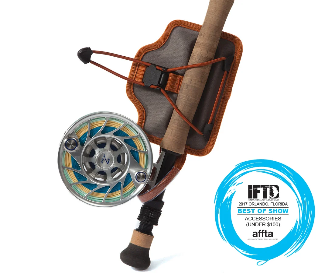 Fishpond Quick Shot Rod Holder: https://ironbowflyshop.ca/products/fishpond-quikshot-rod-holder