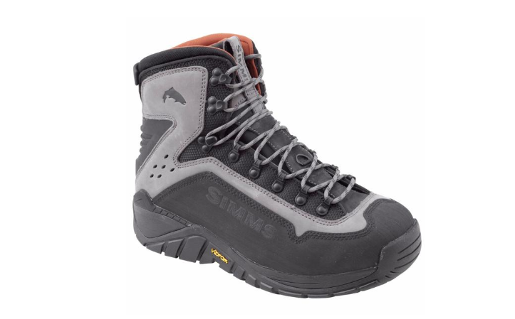 Simms G3 Guide Boot Vibram: https://ironbowflyshop.ca/collections/boots/products/2018-simms-g3-guide-boot-vibram-sole