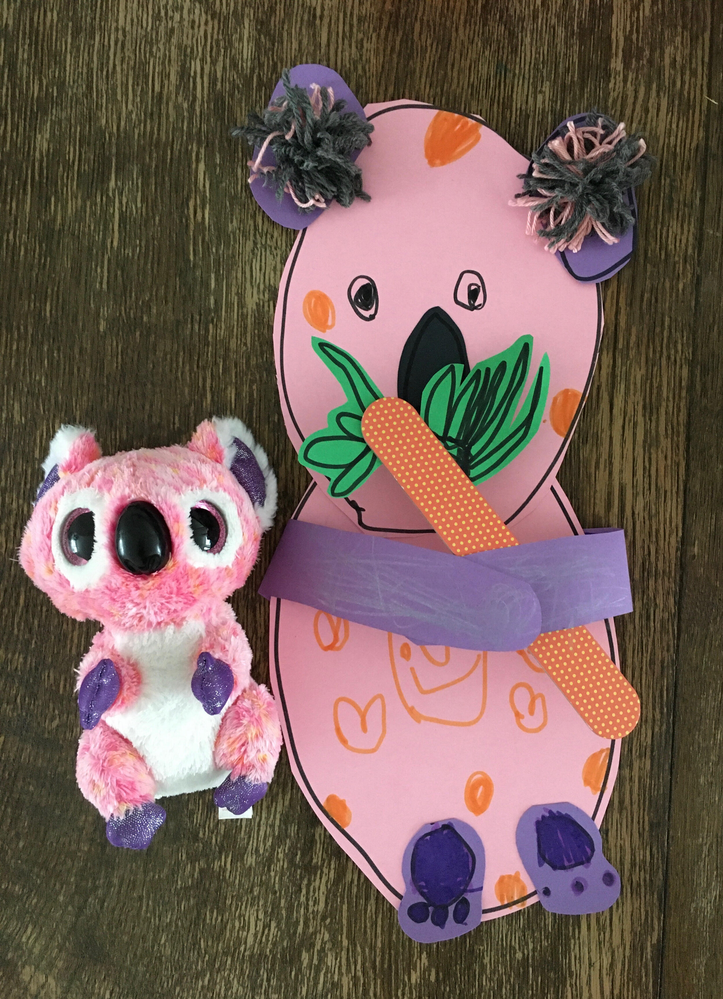 What a great koala from our Parent and Tot class this morning!
