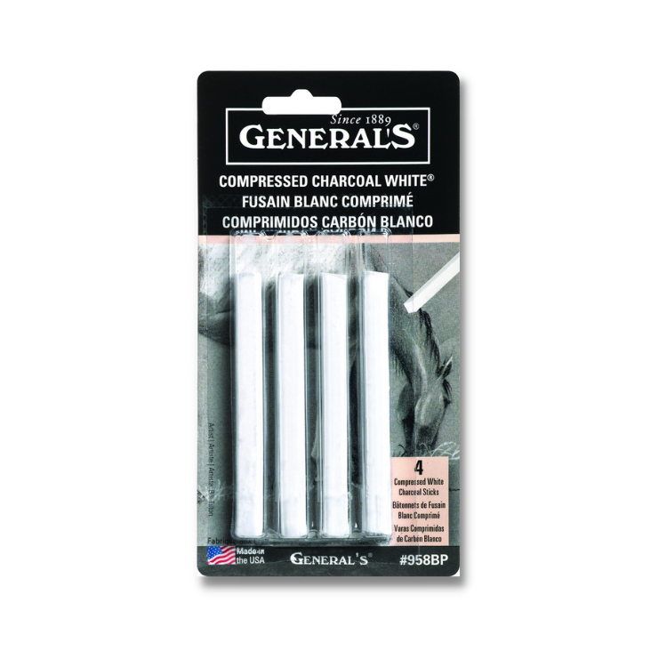 Extra Smooth Compressed Charcoal White Set (4 Pack)