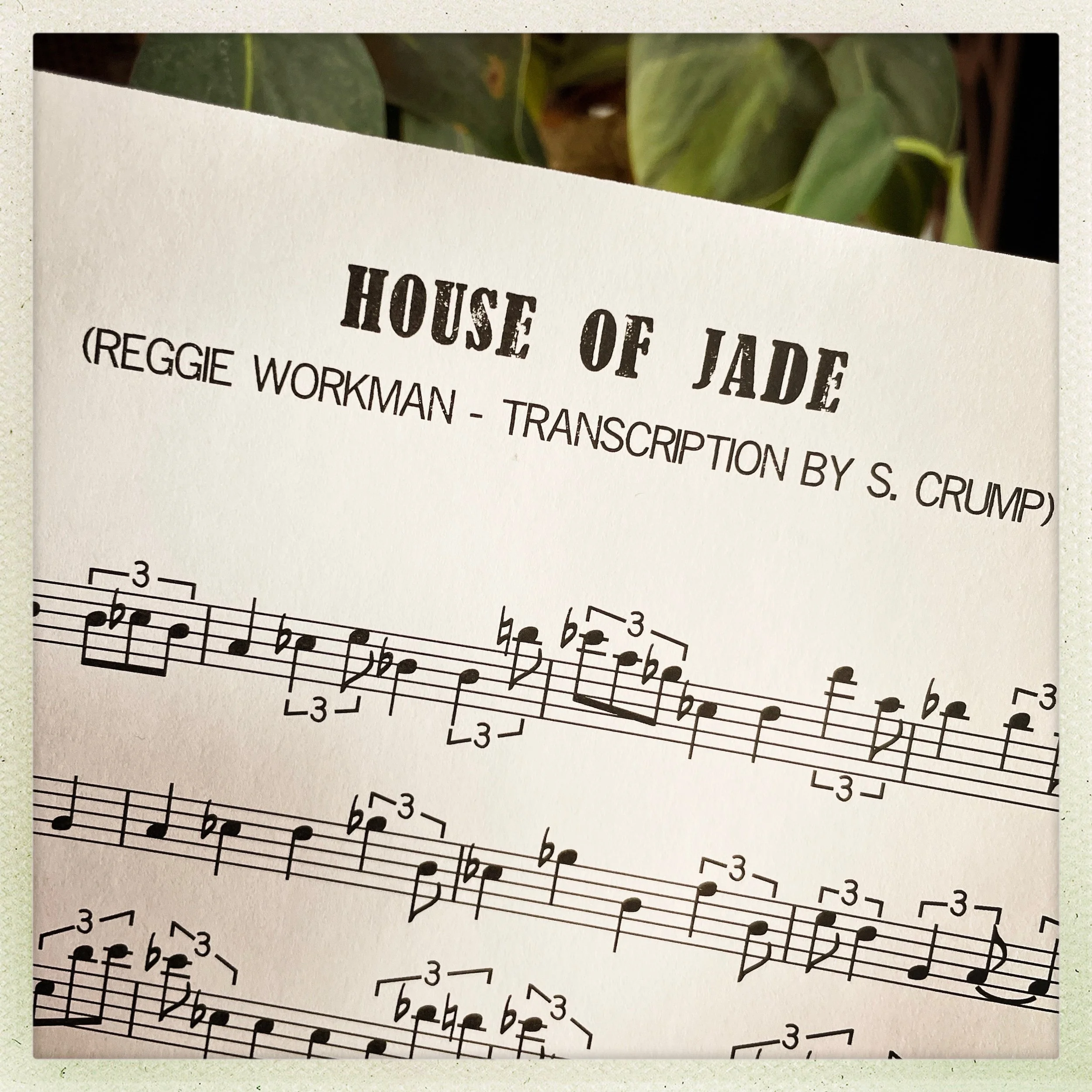 Transcription - Reggie Workman - "House of Jade"