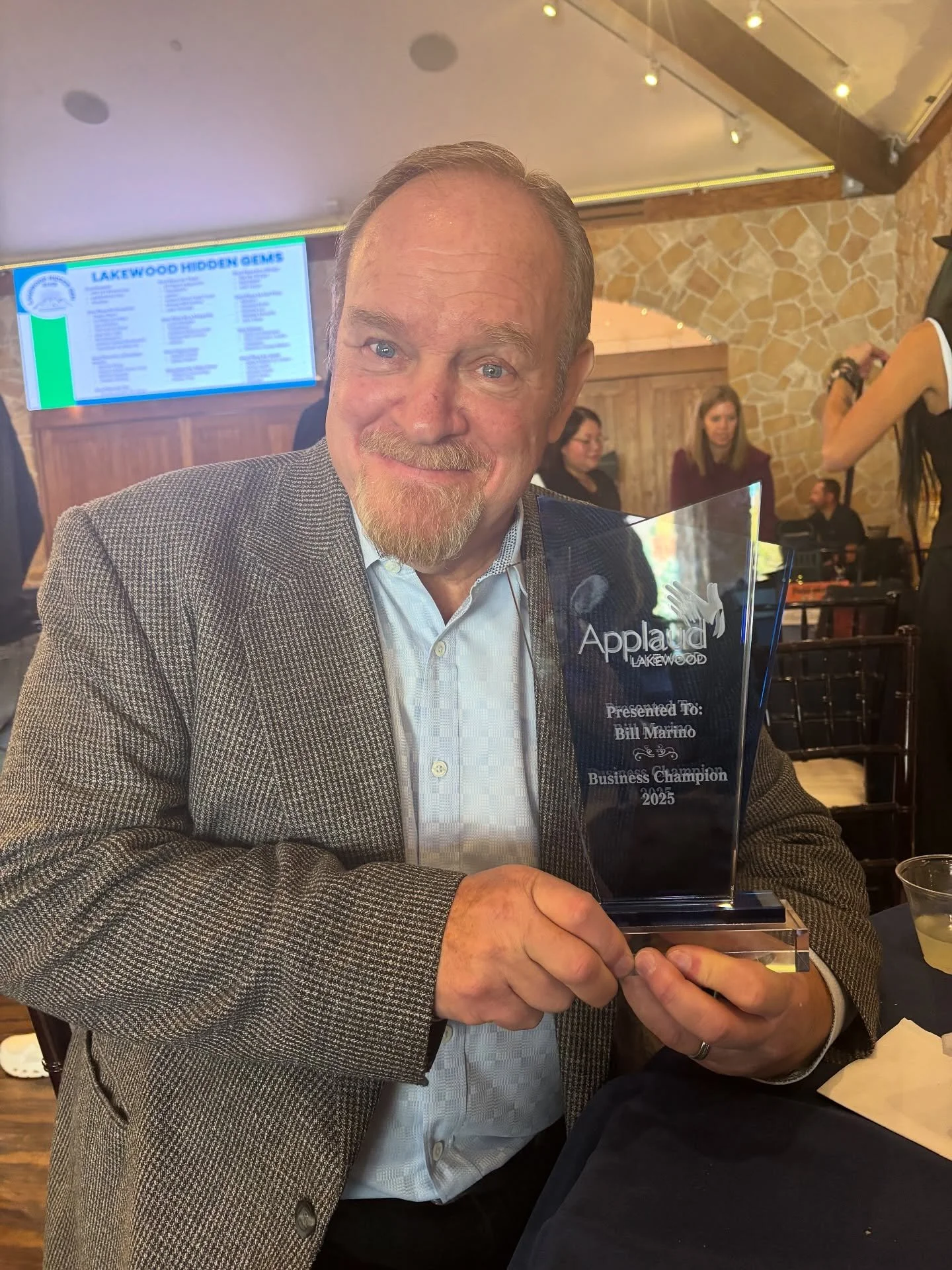 🎉 A Huge Congratulations to Bill Marino!
 We&rsquo;re thrilled to celebrate our very own Board Chair, Bill Marino, for being named the 2025 Business Champion Award winner by @applaudlakewood! 🏆✨

Bill&rsquo;s vision and leadership have been instrum