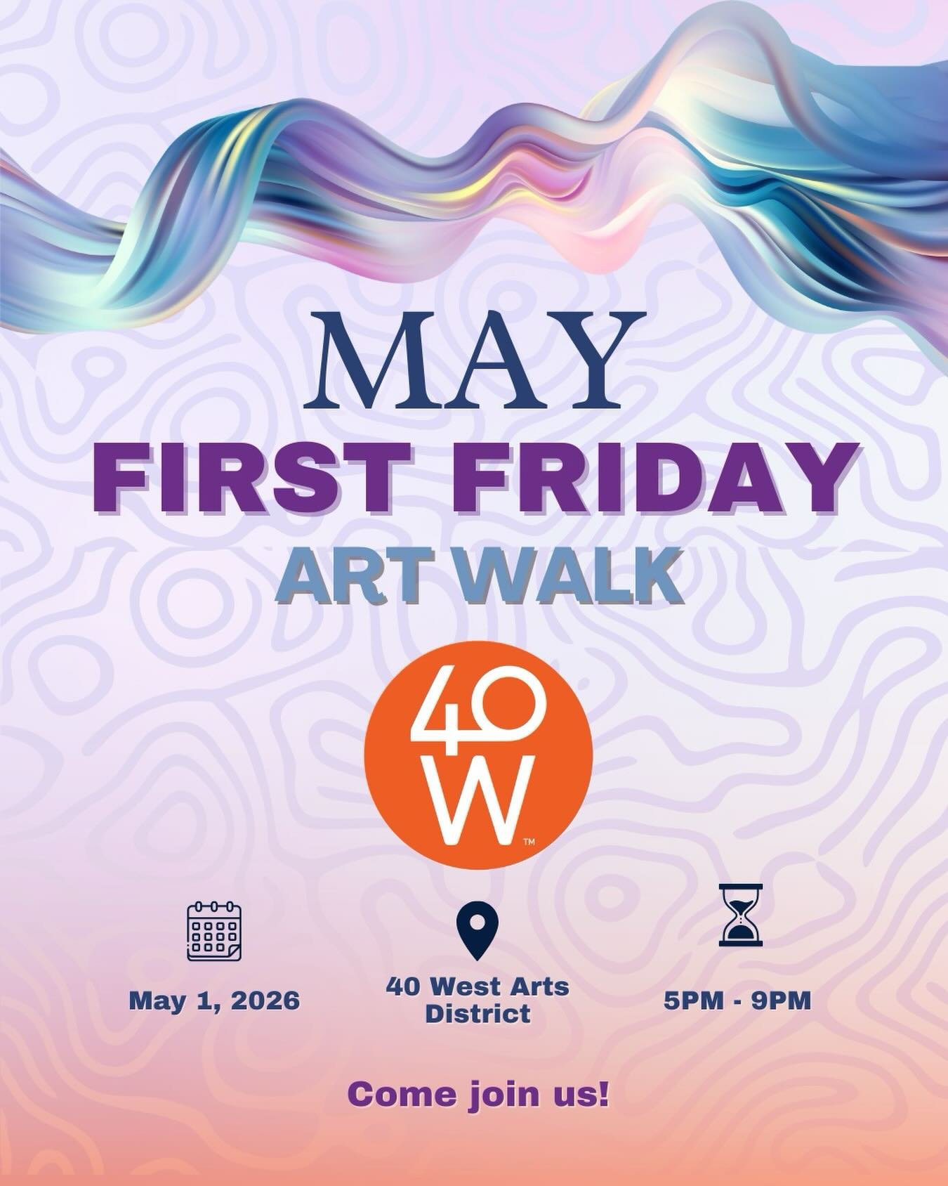 May is coming and so is First Friday🎨🧡

Kick off the month the right way with an evening out in the 40 West Arts District. Doors open across galleries, studios and creative spaces along West Colfax as artists debut new work, share their stories and