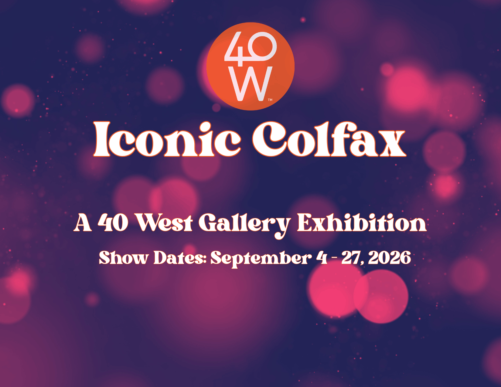 Call for Entry: Iconic Colfax