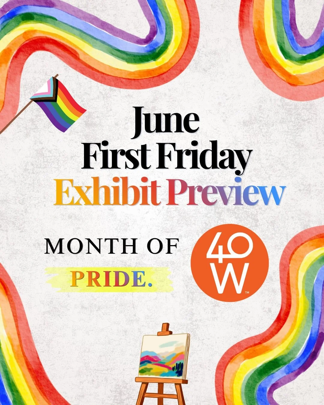 June First Friday Month of Pride is almost here 🏳️&zwj;🌈

New exhibitions, pop-ups, and events are opening across the district this month with bold voices, fresh perspectives, and the kind of creative energy you can only find in West Colfax🌈

Swip