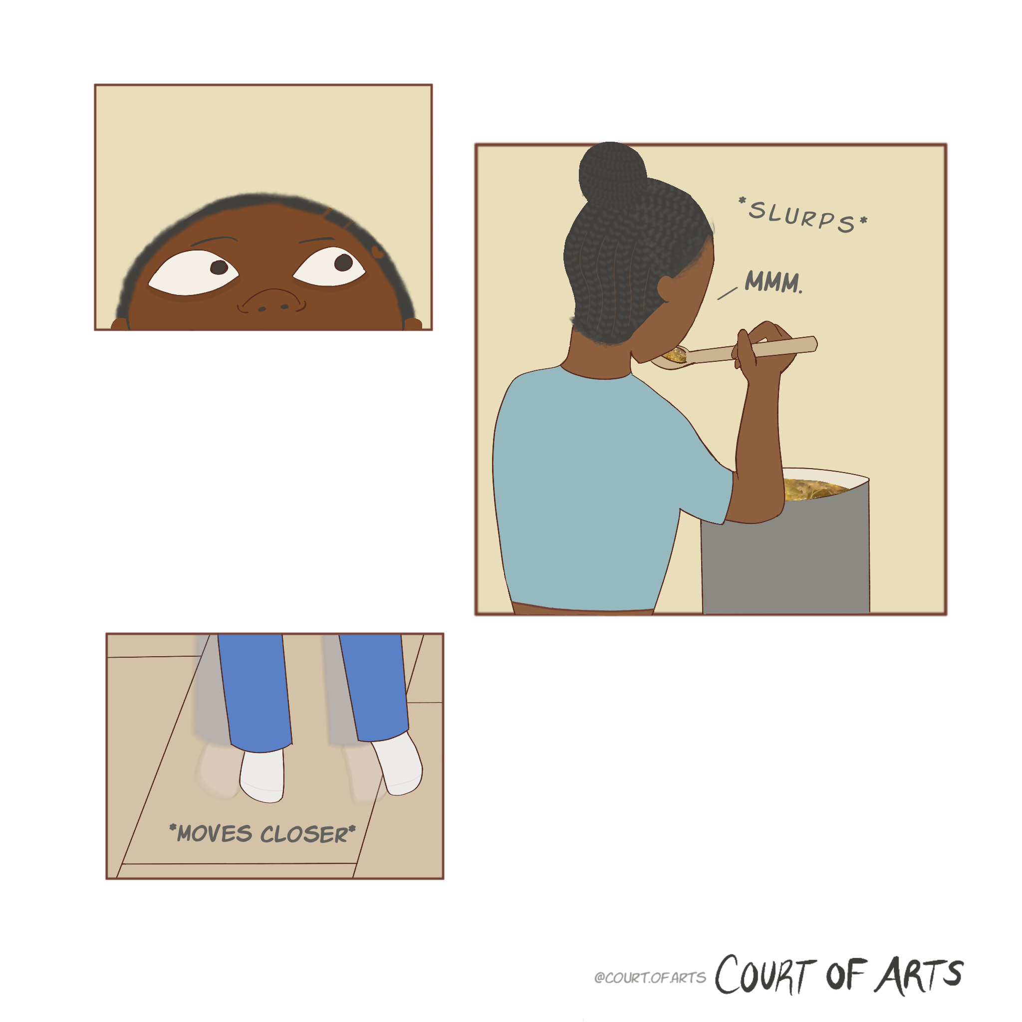 Court of Arts Comic:                                        What Kenneth's About