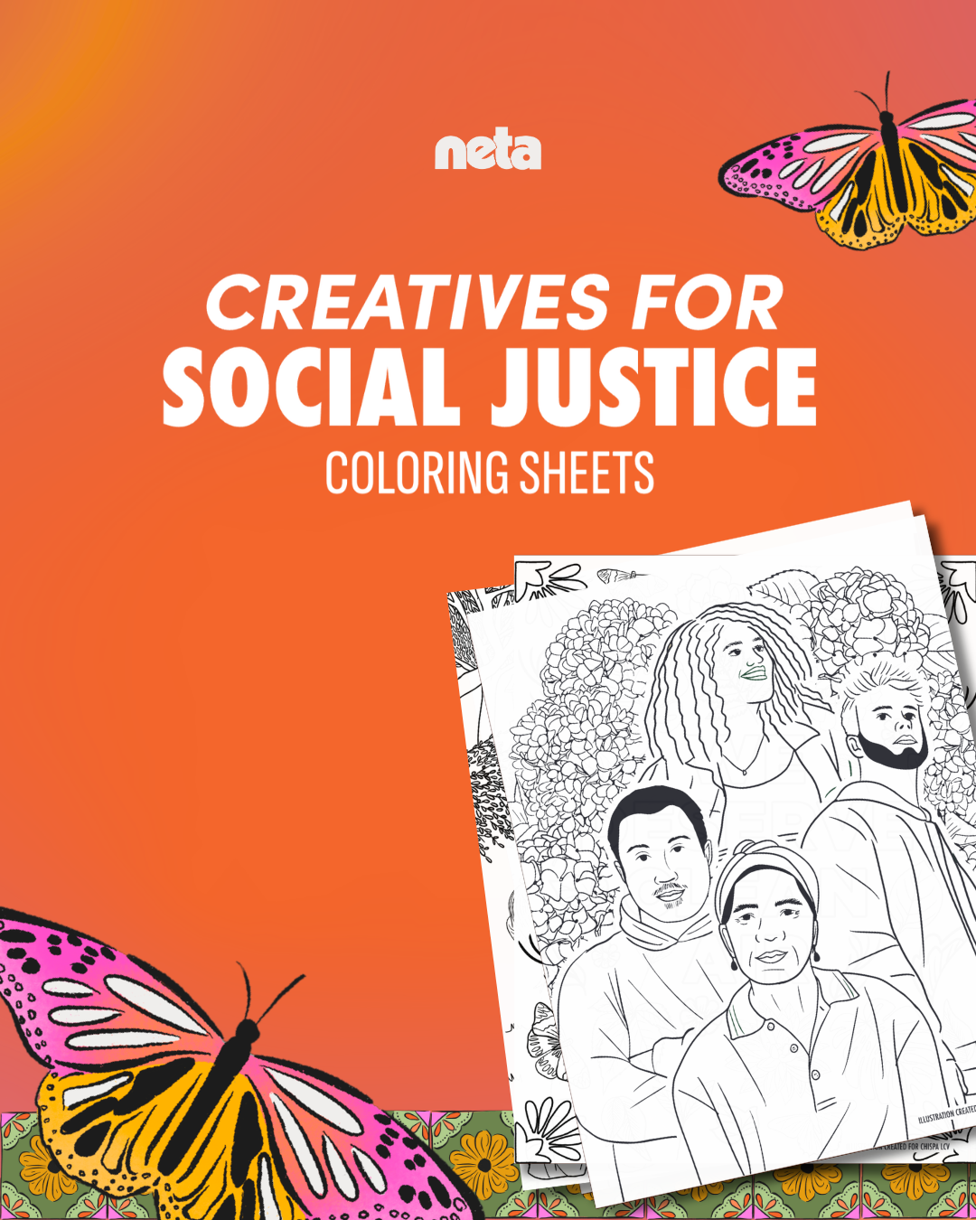 Creatives for Social Justice: Coloring Sheets Activity
