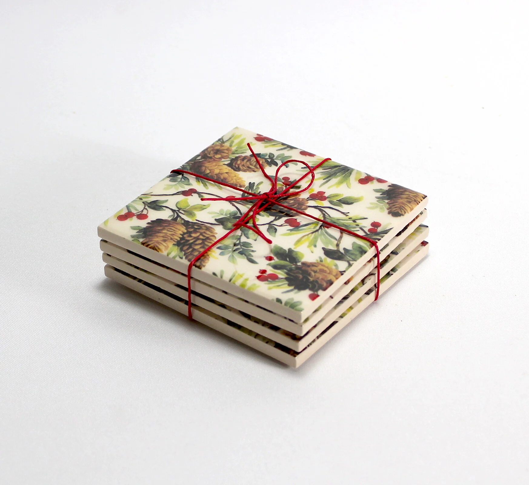 Coaster set, pinecones copy.jpg