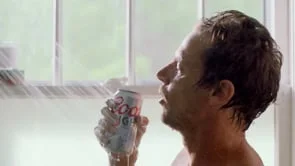 The Official Beer of Drinking in the Shower