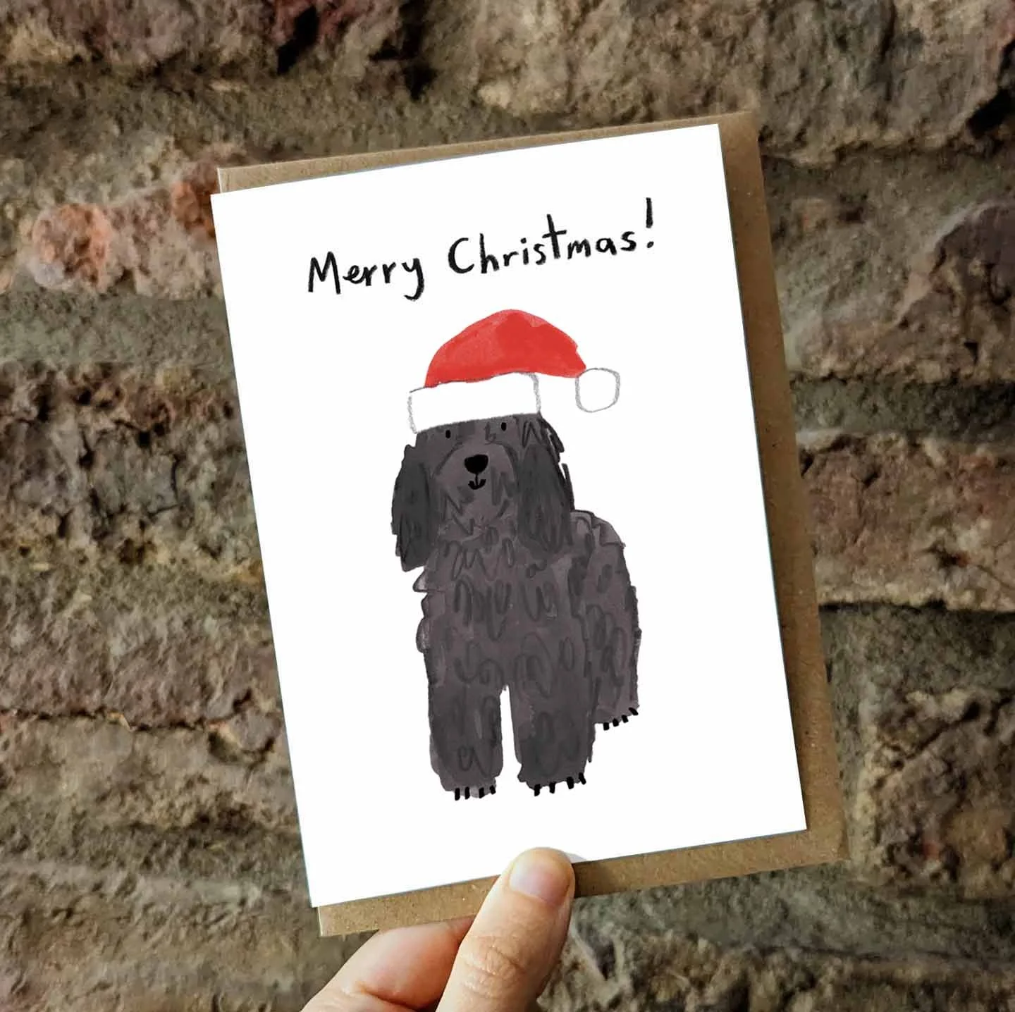 Black cockapoo xmas card promo.jpg