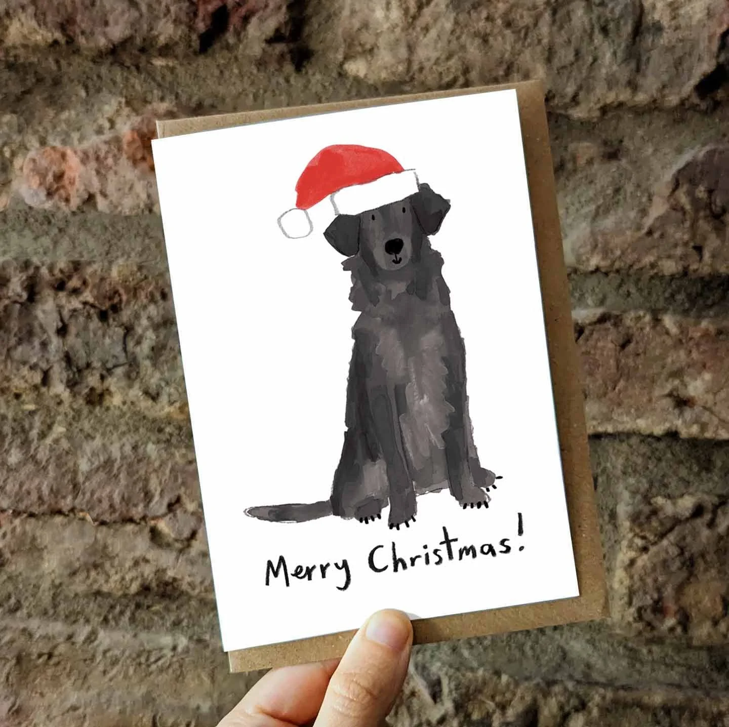 flat coated retriever xmas card promo 1.jpg