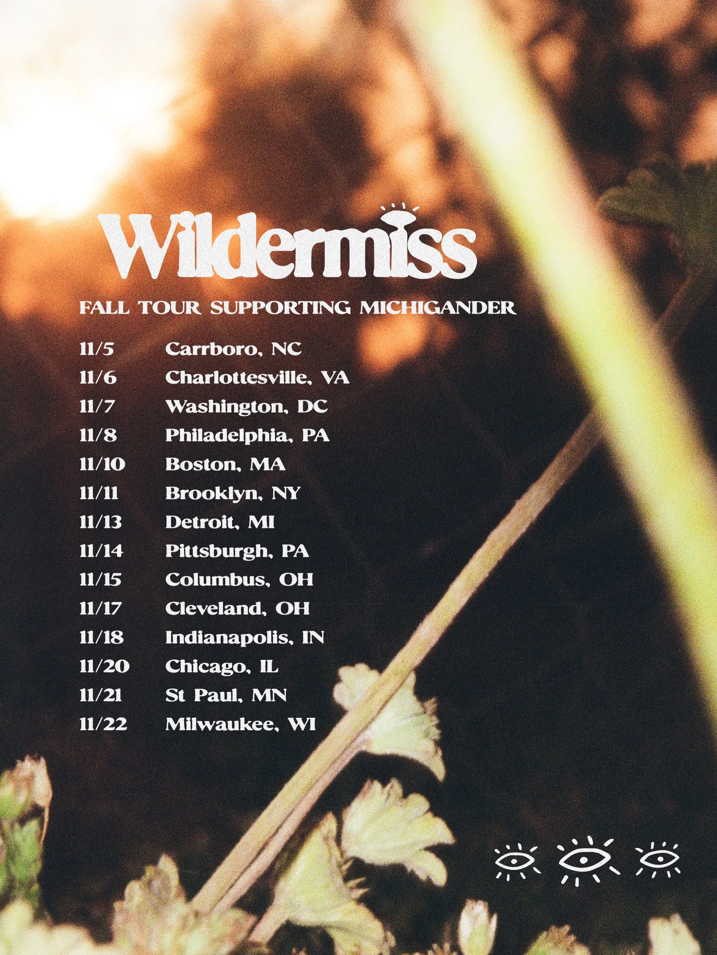 Fall tour with @michiganderband 🤍
Yes there is new music. More on that later.
