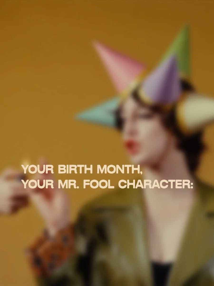 Who are you? Taking character name suggestions. 
(If you comment your name suggestion, we&rsquo;ll guess which month you are)