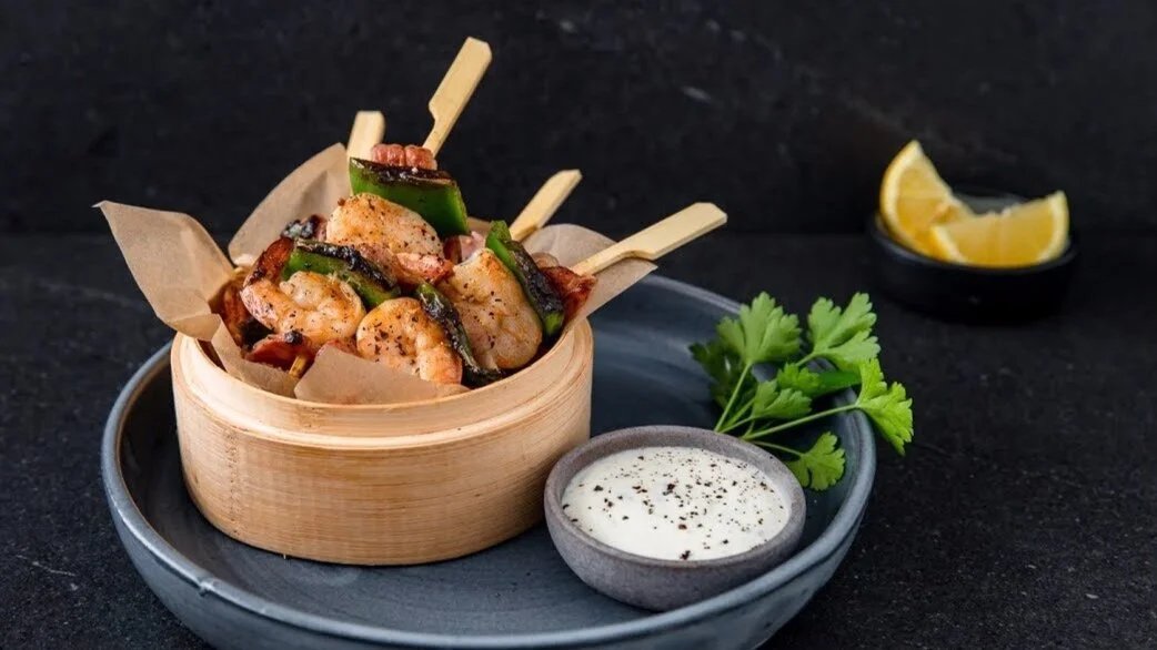 Shrimp &amp; Bacon Skewers