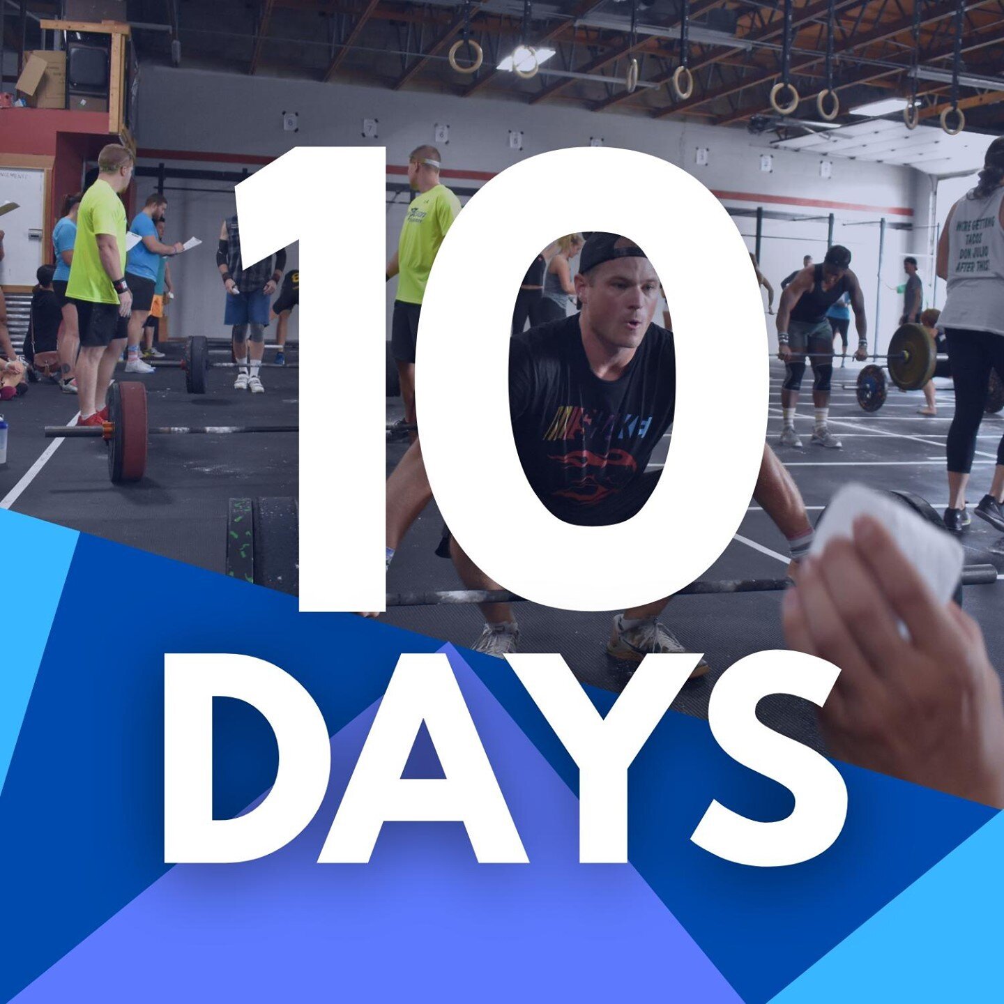 10 days 'til GO time! 🔥⁠
⁠
This is your LAST chance to sign your team up for the 2020 Doubles Competition. Registration will close at midnight Saturday! 😮👏⁠
⁠
Link in bio to sign-up ⬆️⁠
⁠
⁠
#kilotrained #crossfitkilo2 #crossfit #iowacity #fitness 