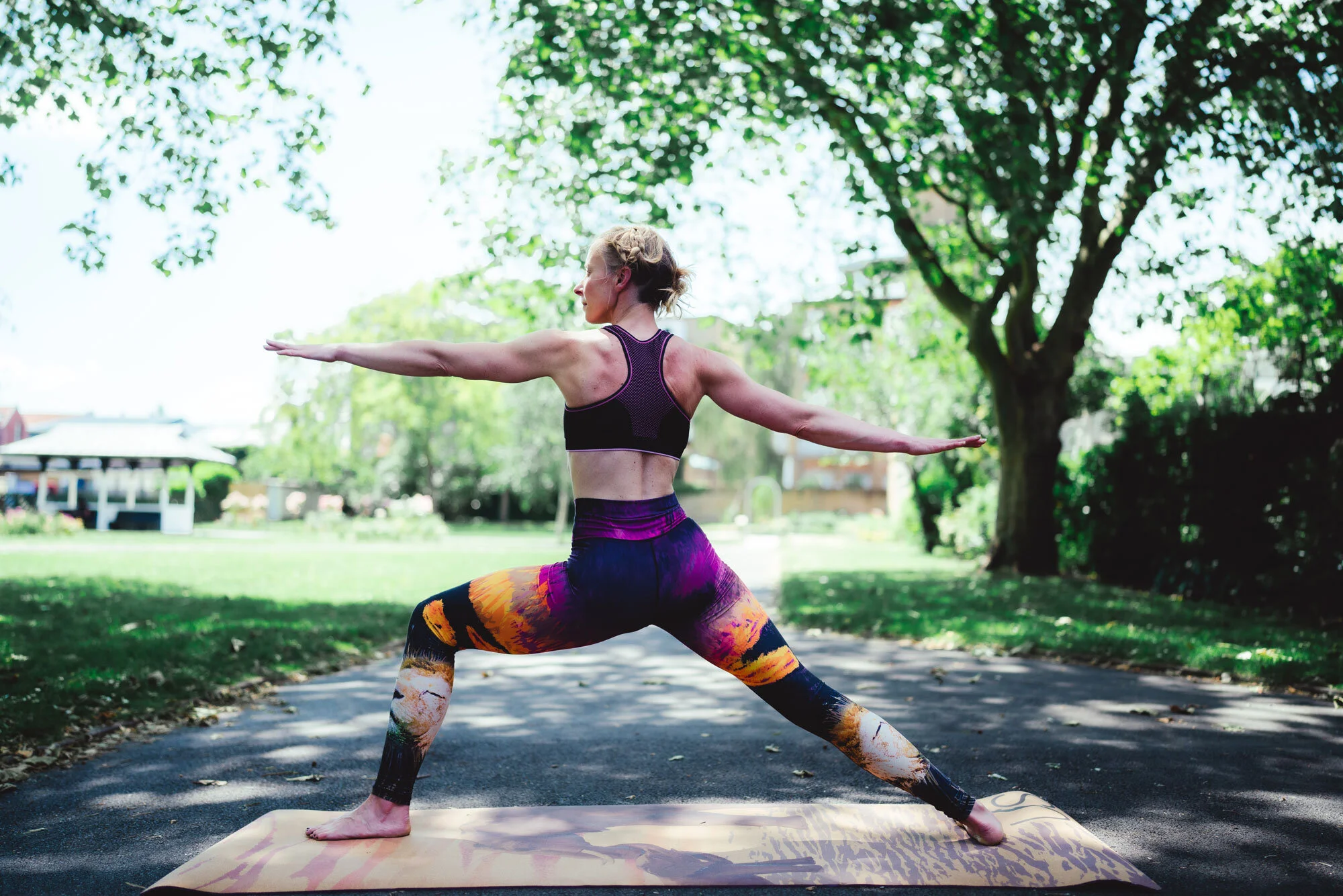 Lion, Yoga Leggings, Eco-Friendly, Made 