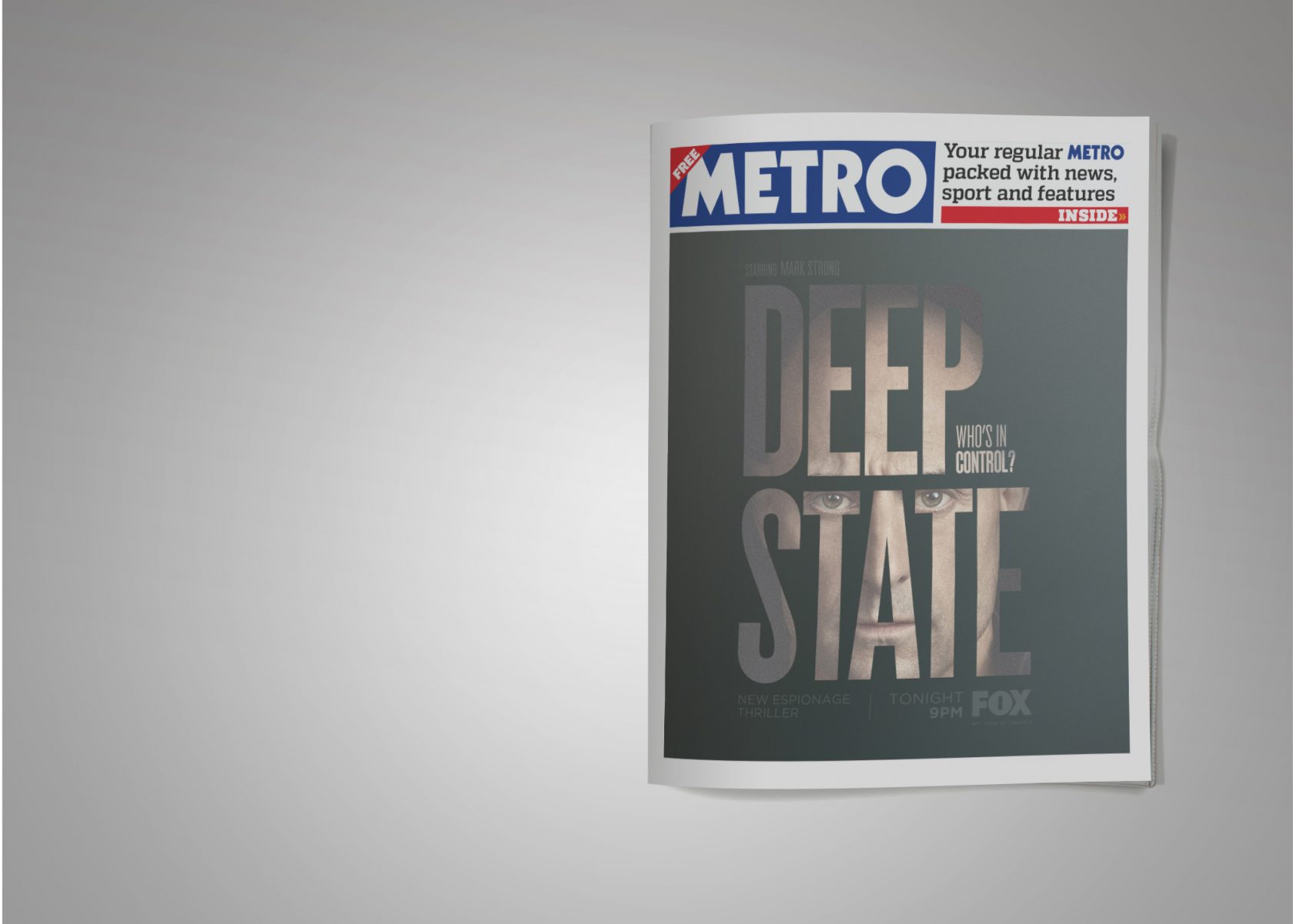 Deep State Newspaper Ad - Aldie Pretorius