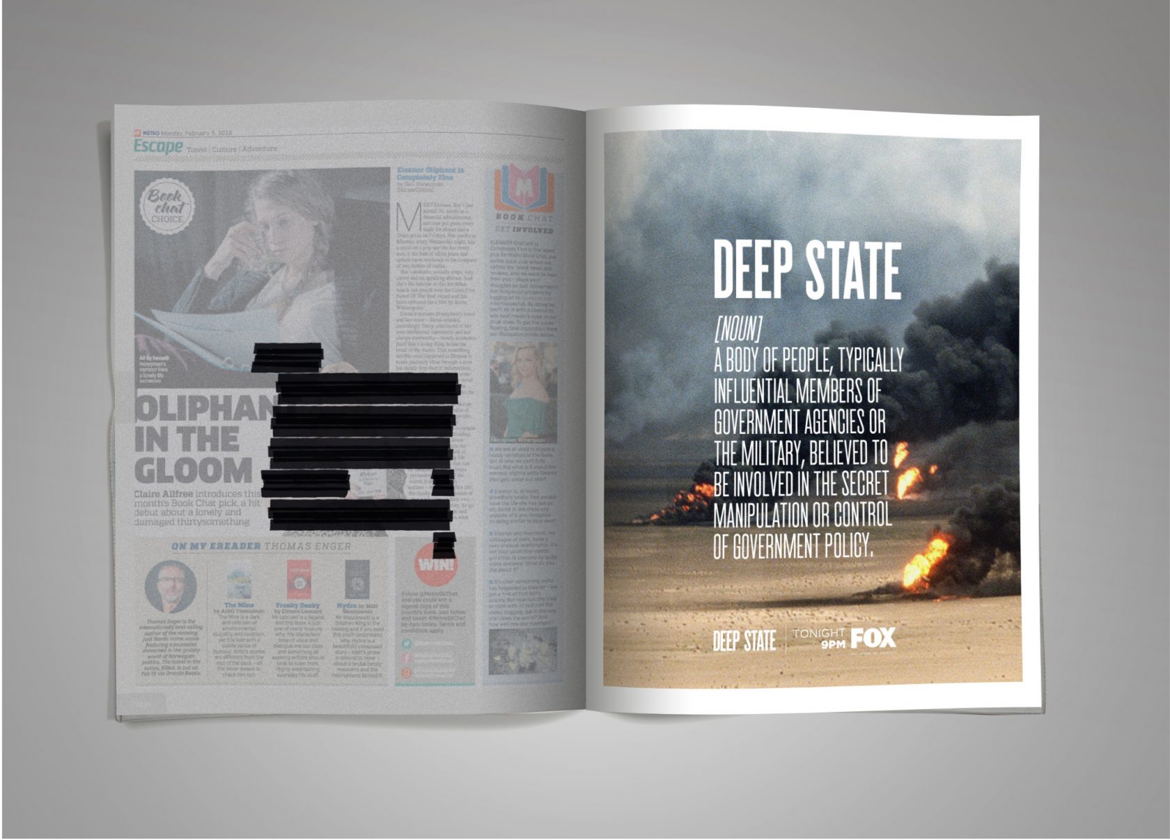 Fox's Deep State - Art direction by Aldie Pretius